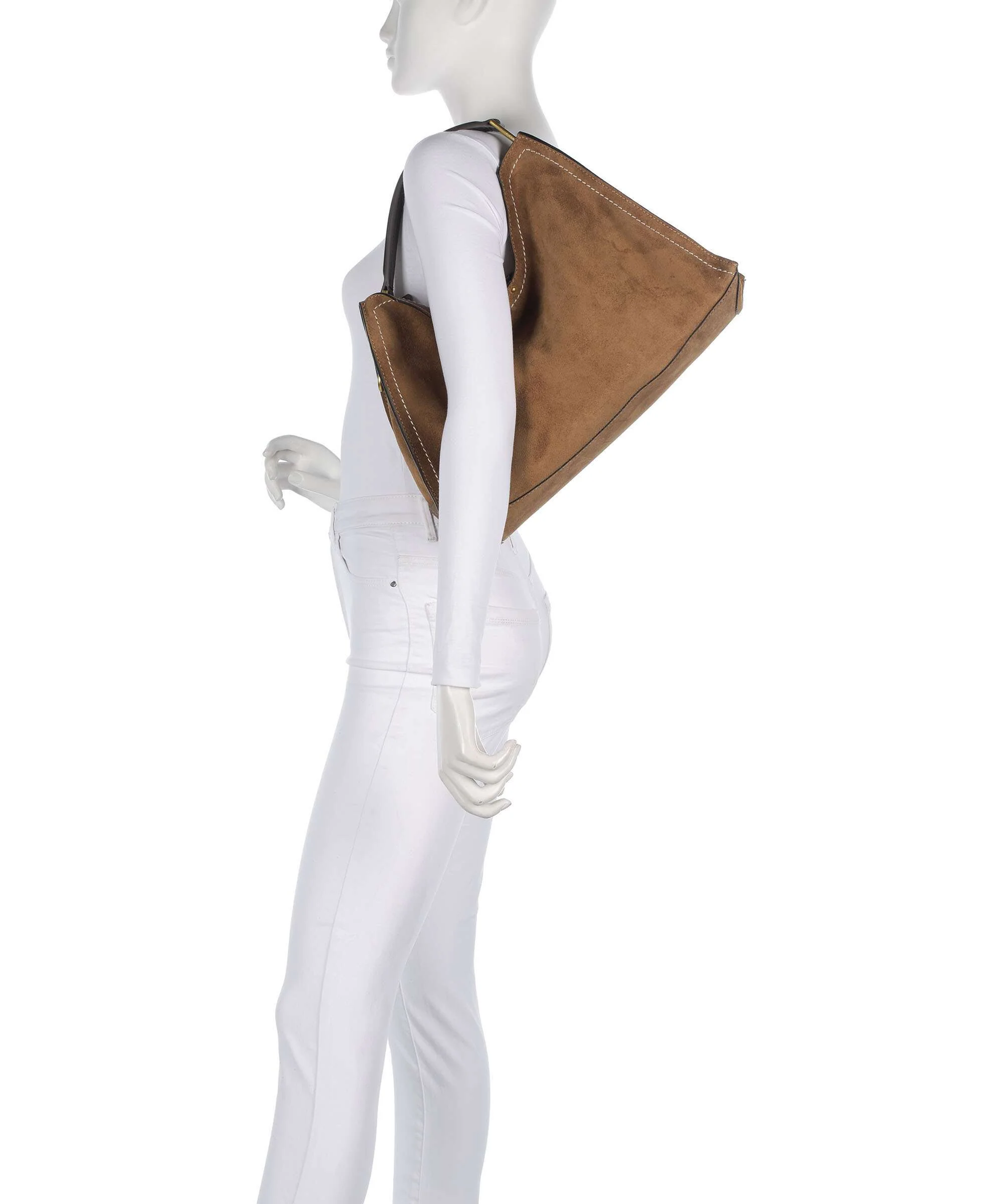 Gianni Chiarini Aurora Torebka worek caramel - Image 3