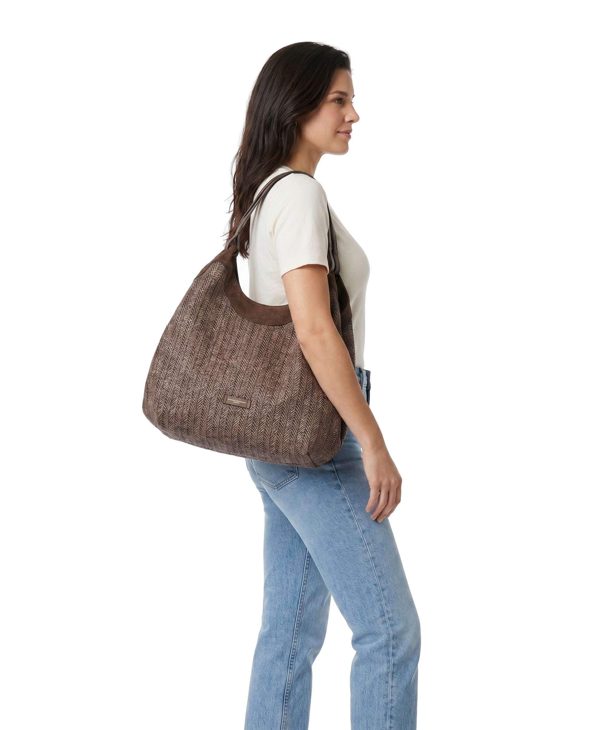 Gianni Chiarini Dua L Torebka worek choco - Image 3