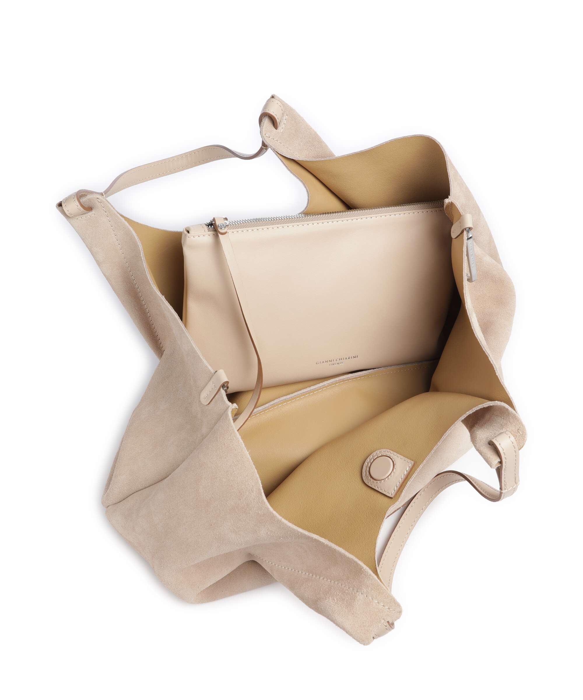 Gianni Chiarini Dua L Torebka worek nude - Image 6