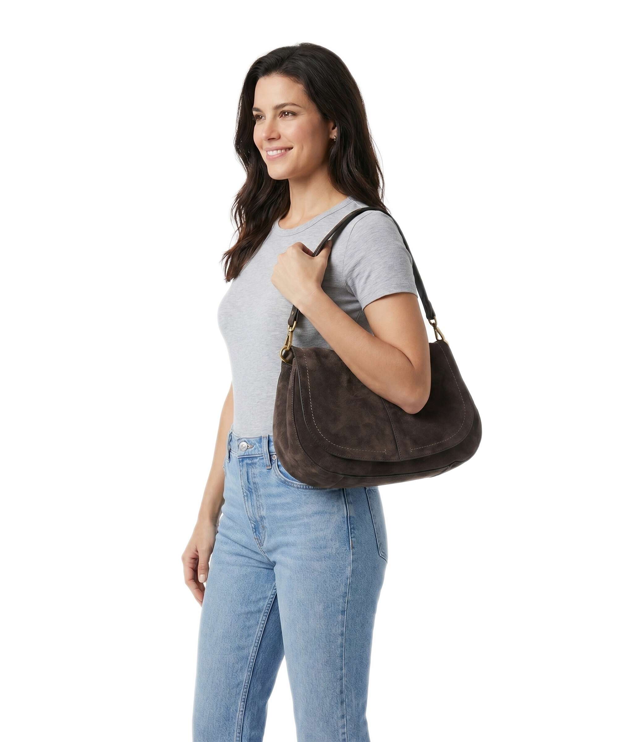 Gianni Chiarini Helena Round Torba na ramię moka - Image 3