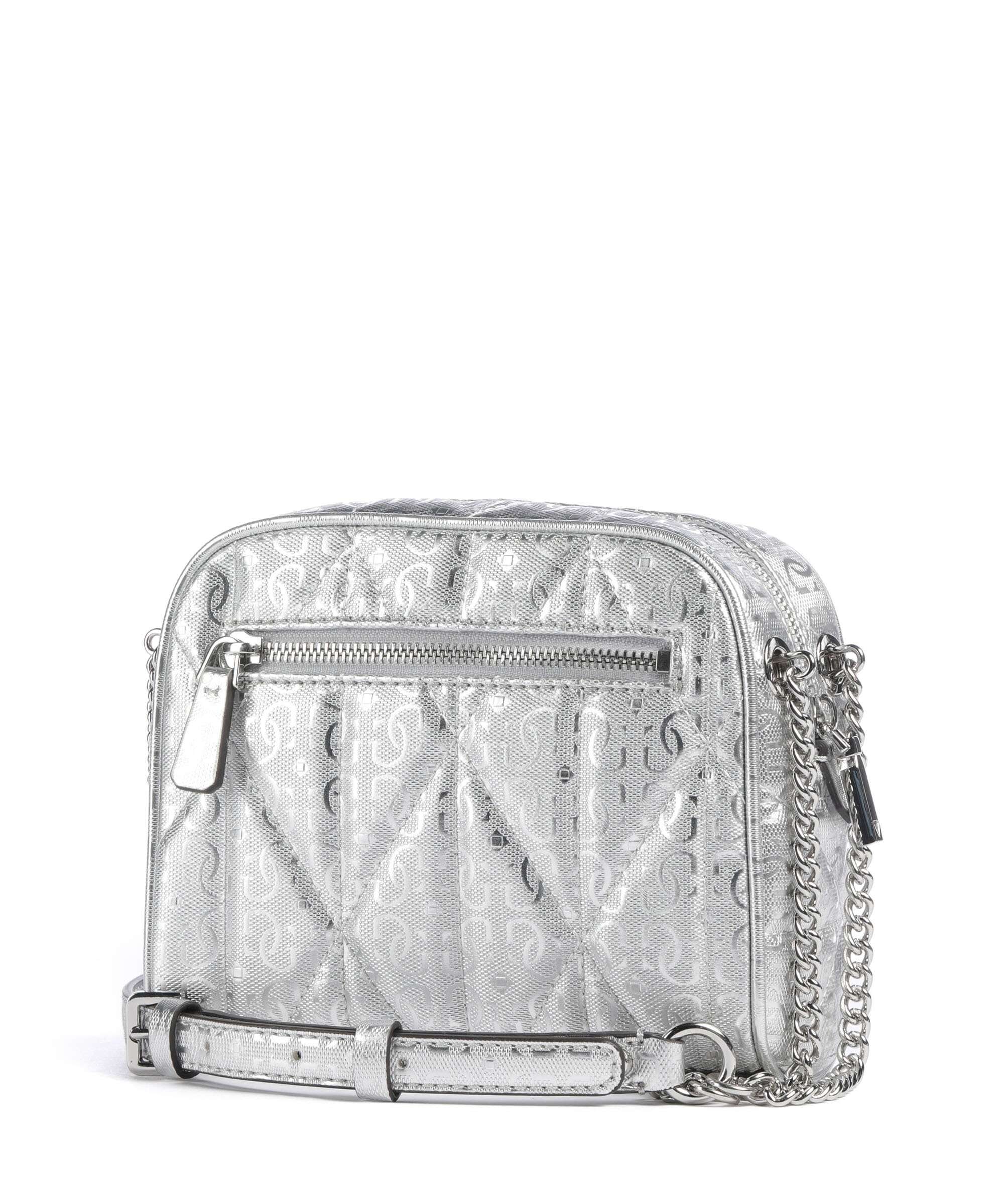 Guess Aldina G-Shine Torba przez ramię silver - Image 2