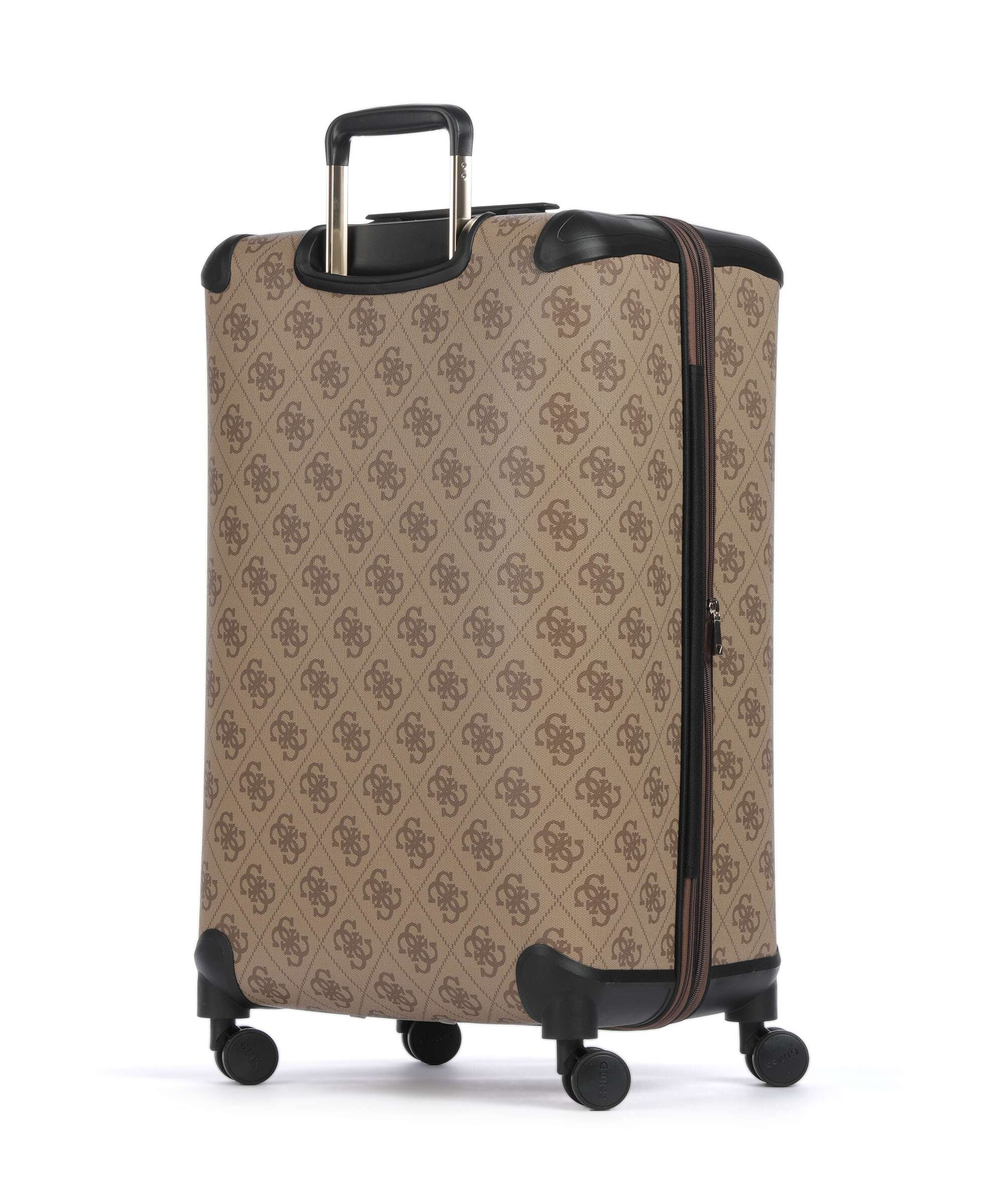 Guess Berta Maxi 4G Walizka na 4 kołach latte logo/brown - Image 2