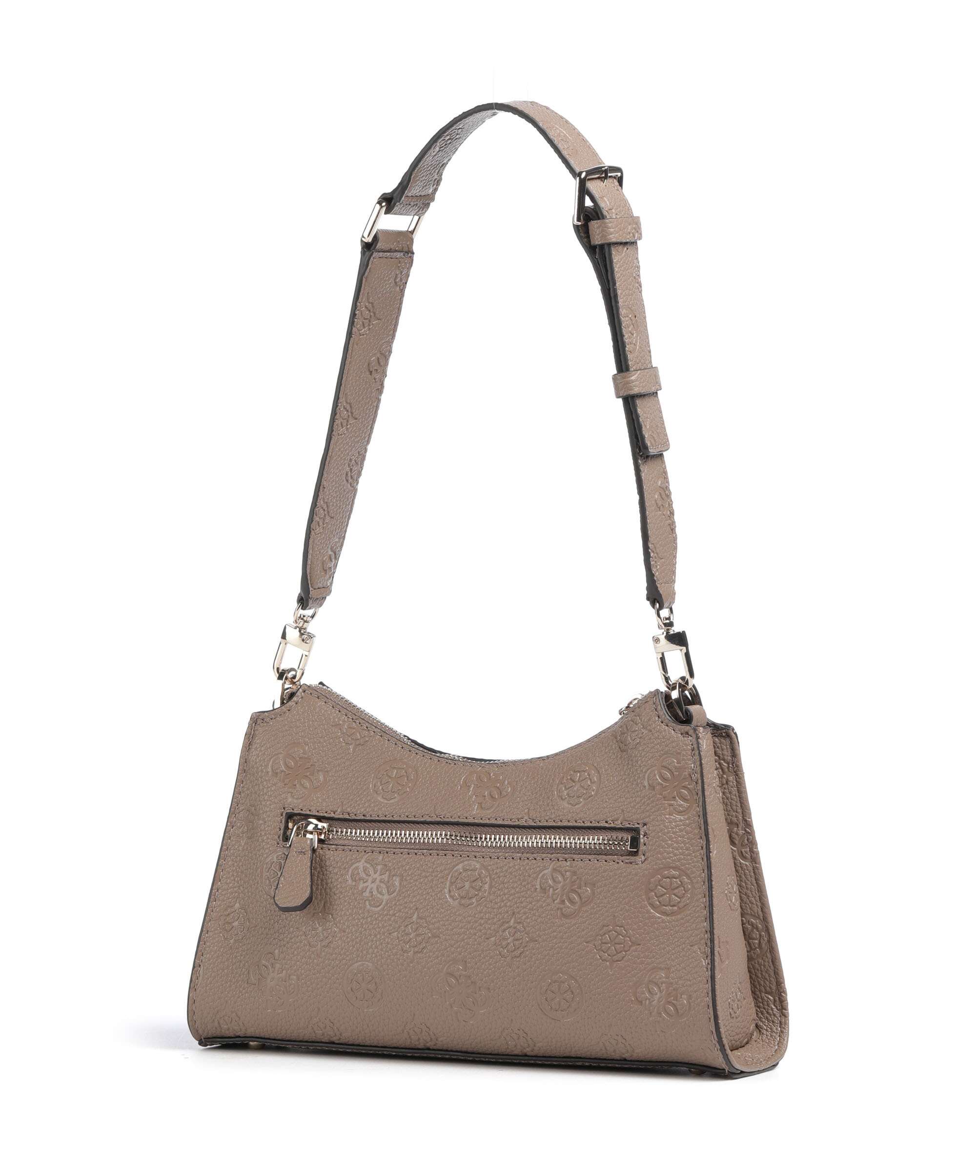 Guess Cresidia Torba na ramię dark taupe logo - Image 2