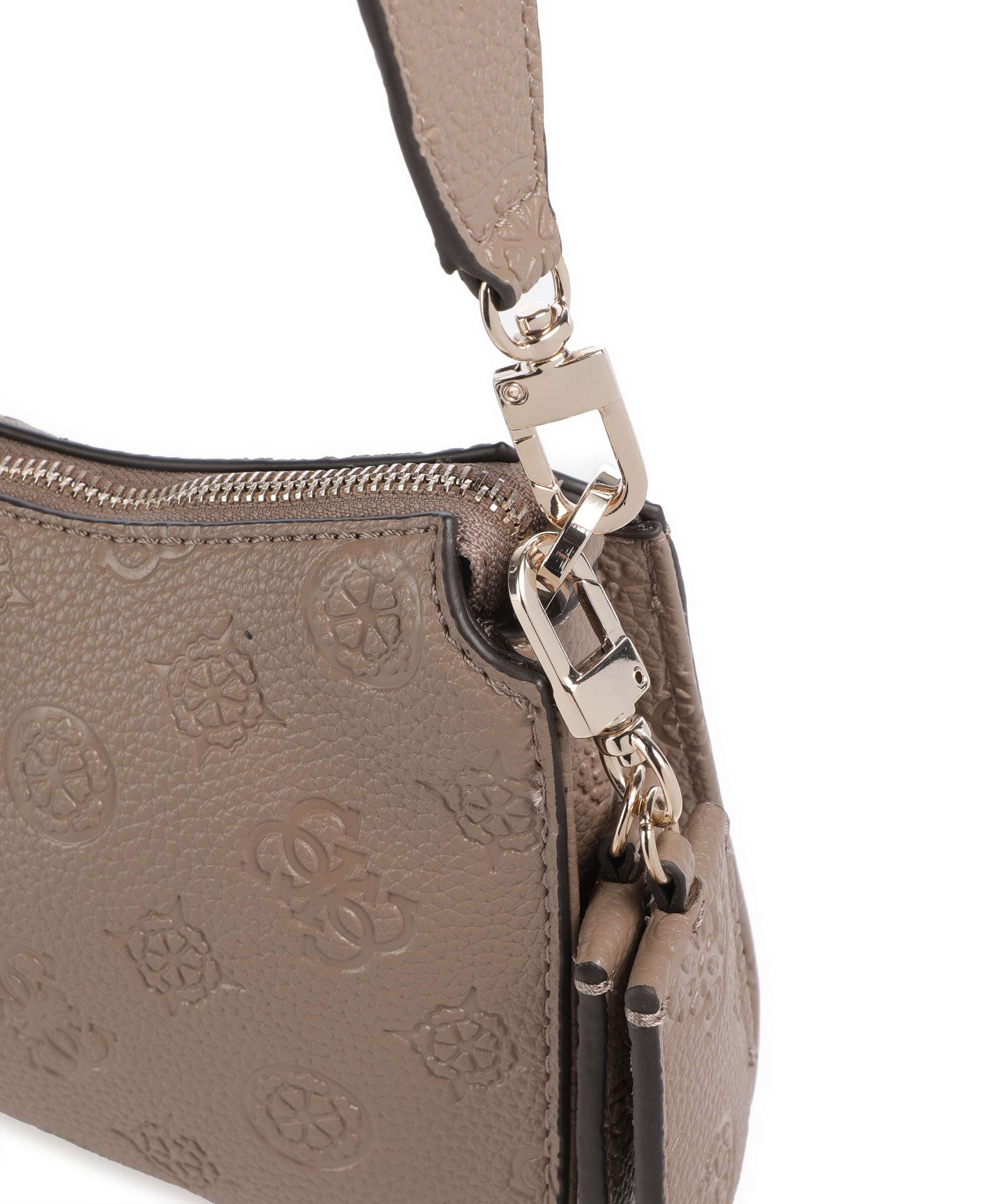 Guess Cresidia Torba na ramię dark taupe logo - Image 4