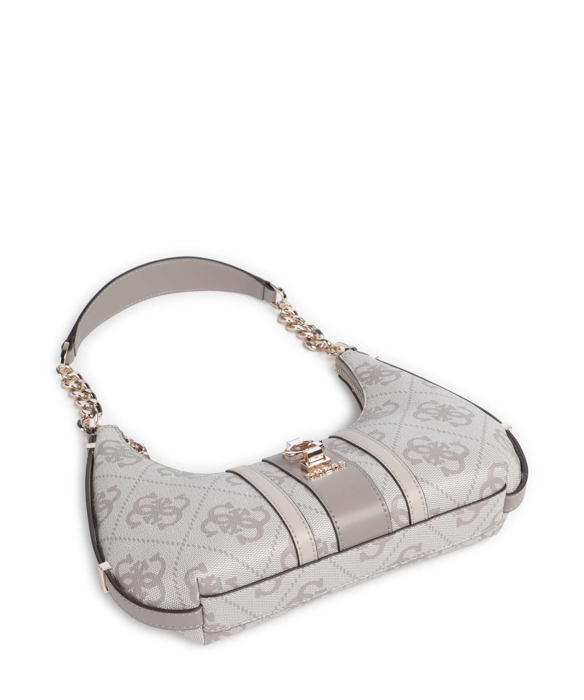 Guess Erenia Torba na ramię dark taupe logo - Image 5