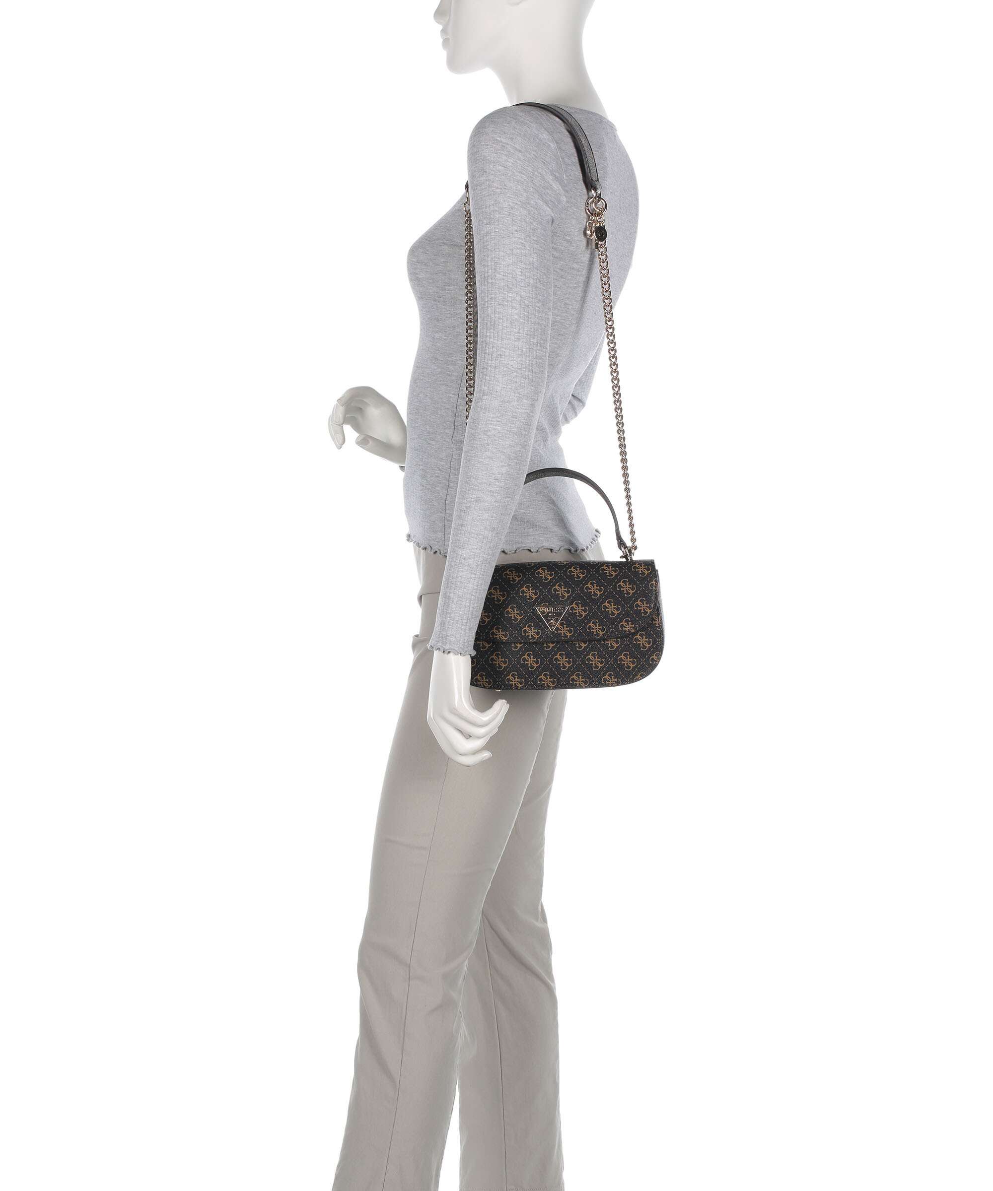 Guess Erica Eco Torba na ramię brown logo - Image 4