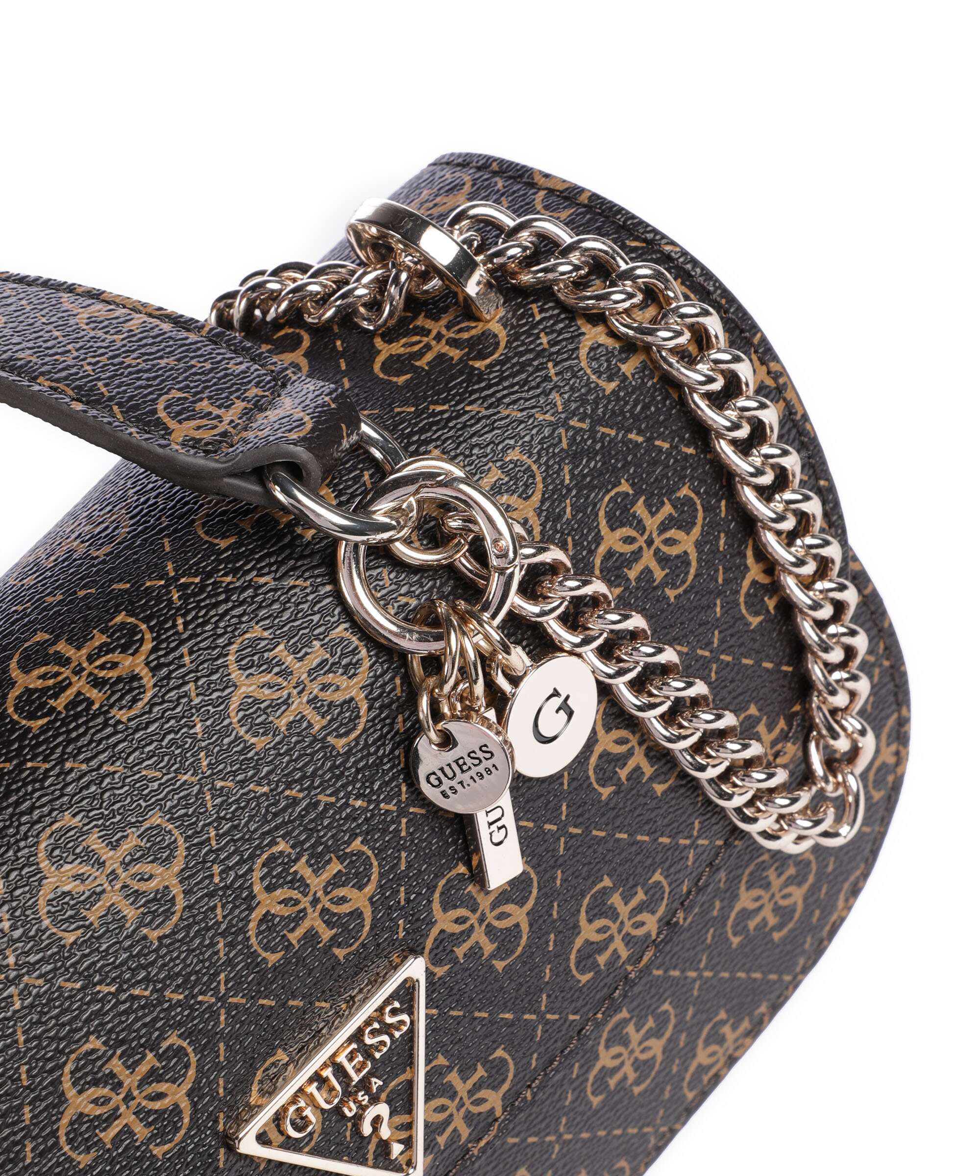 Guess Erica Eco Torba na ramię brown logo - Image 5