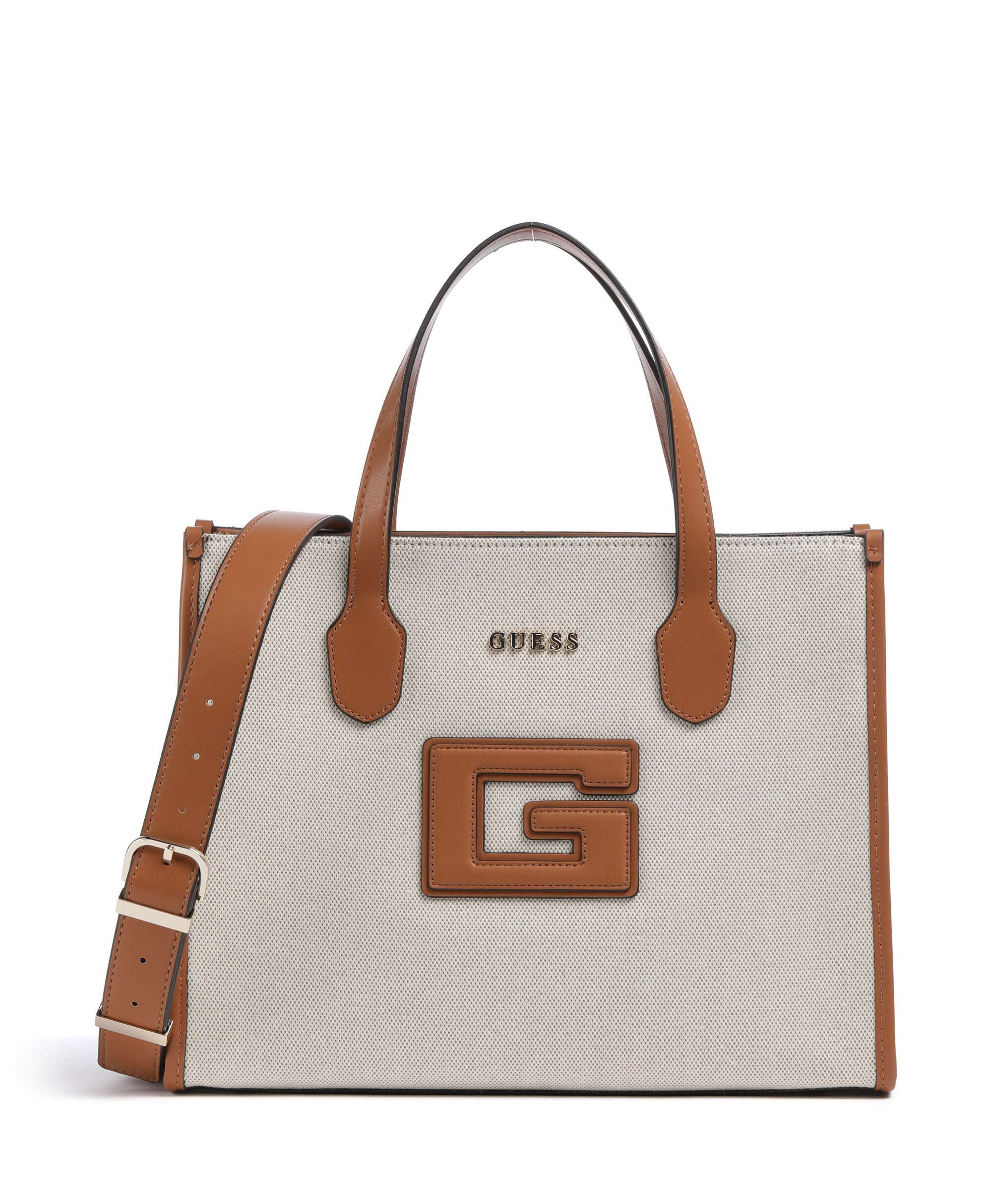 Guess G Status Torebka natural/cognac