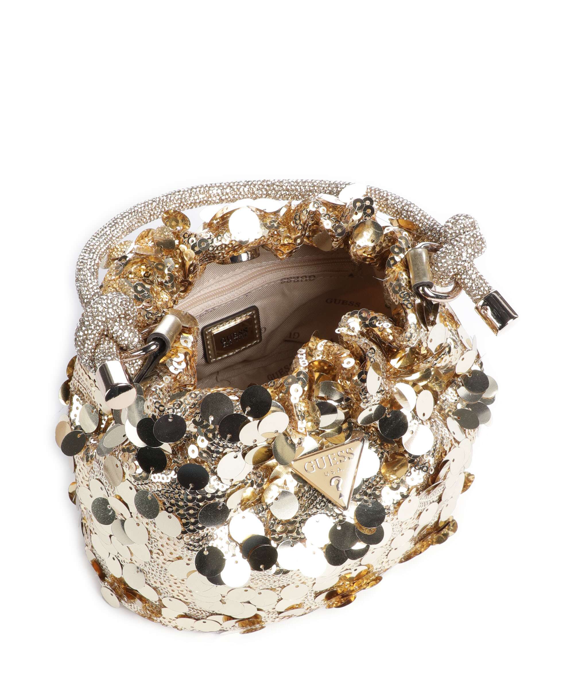 Guess Holiday Torebka worek gold - Image 7