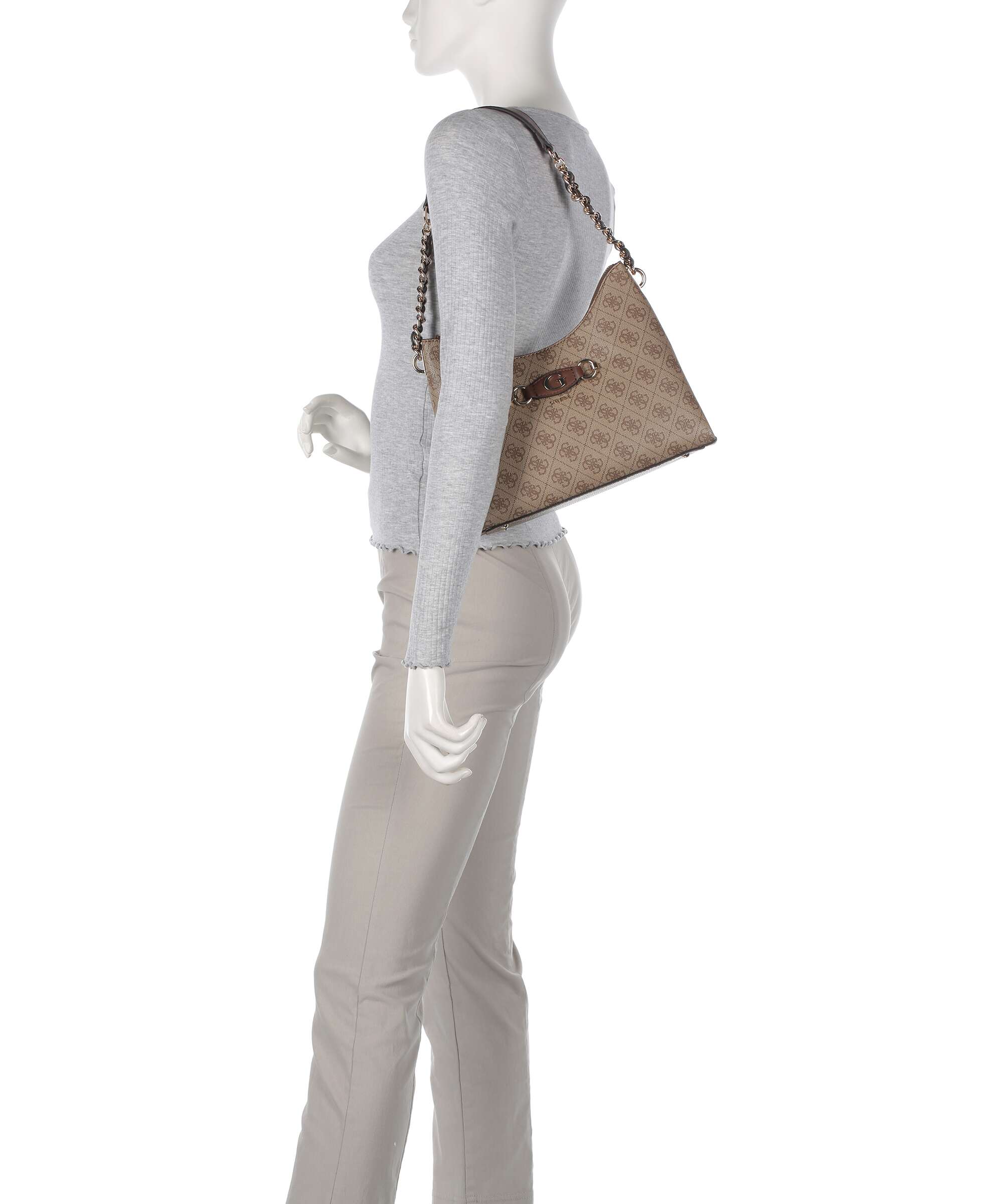 Guess Izzy Torba na ramię latte logo/brown - Image 3