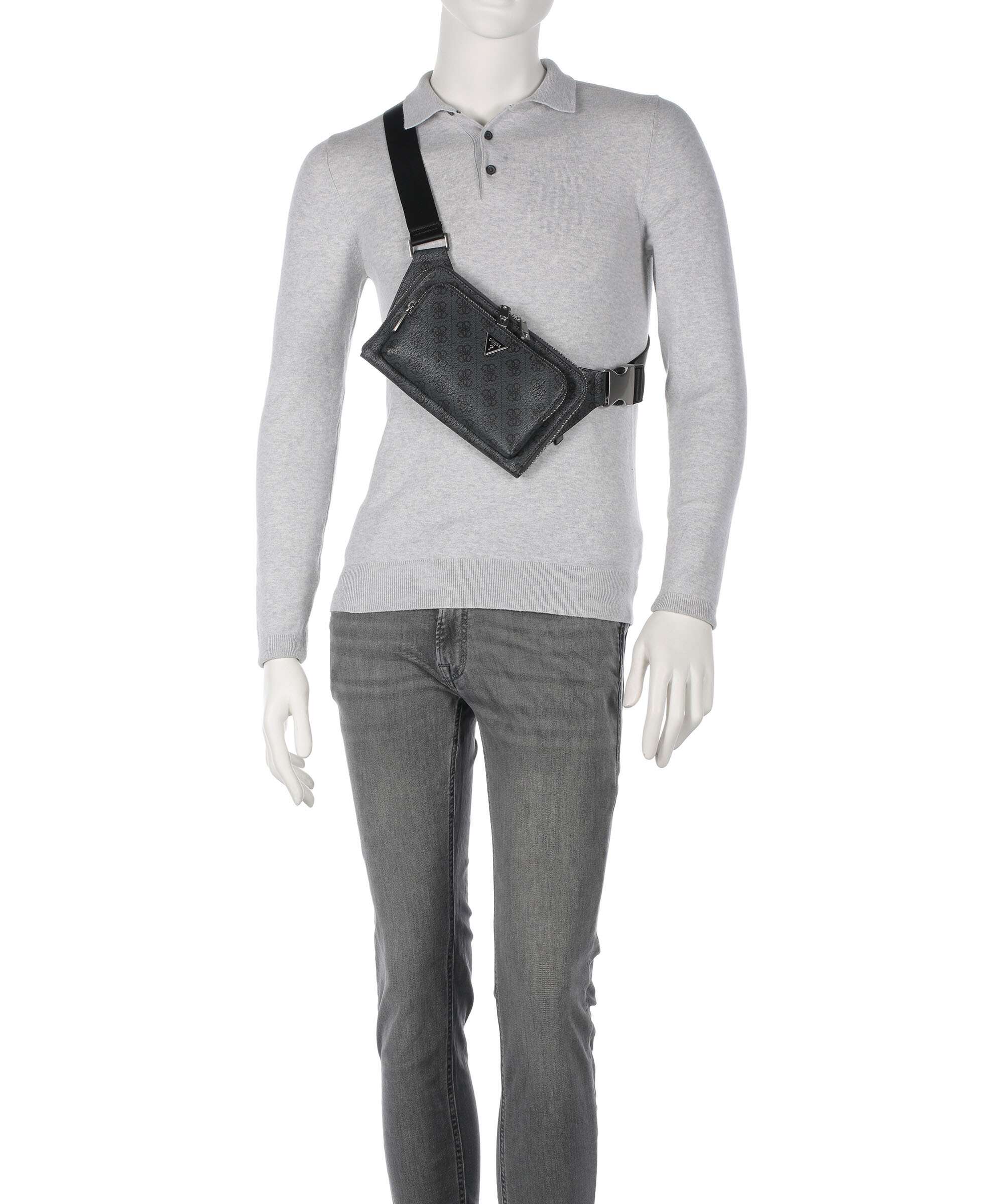 Guess Milano 4G Eco Saszetka nerka black - Image 4