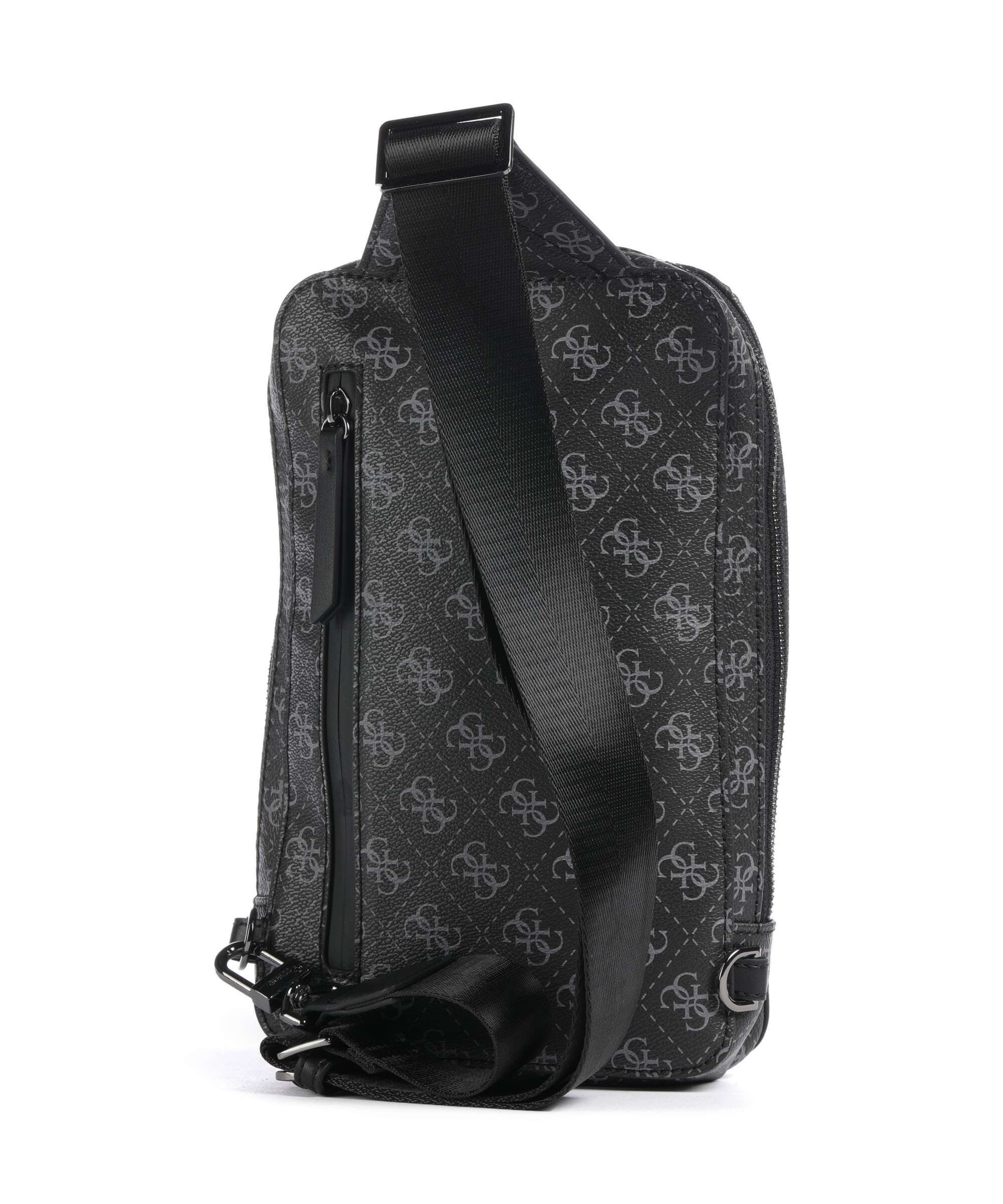 Guess Milano Plecak na jedno ramię dark black - Image 2