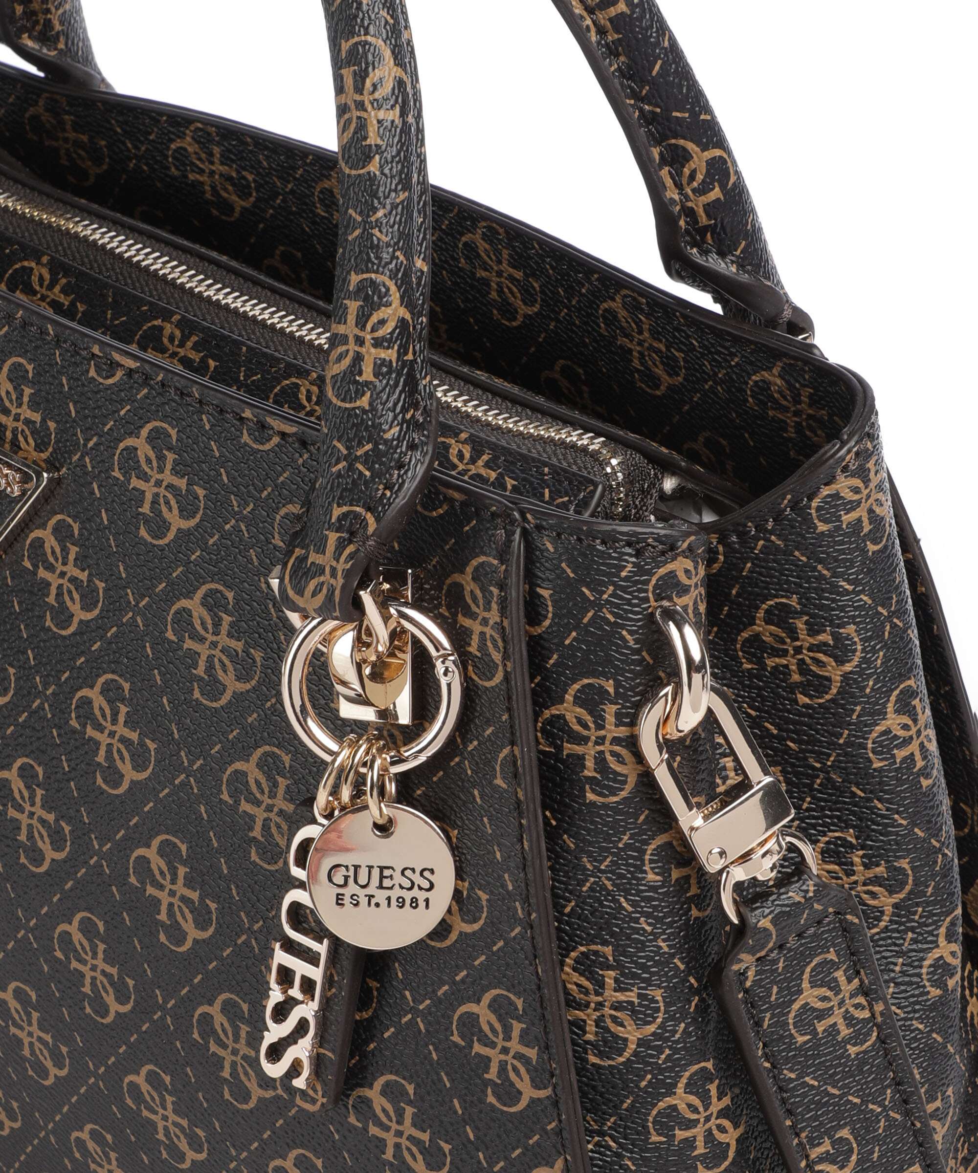 Guess Noelle Q Logo Torebka brown logo - Image 4
