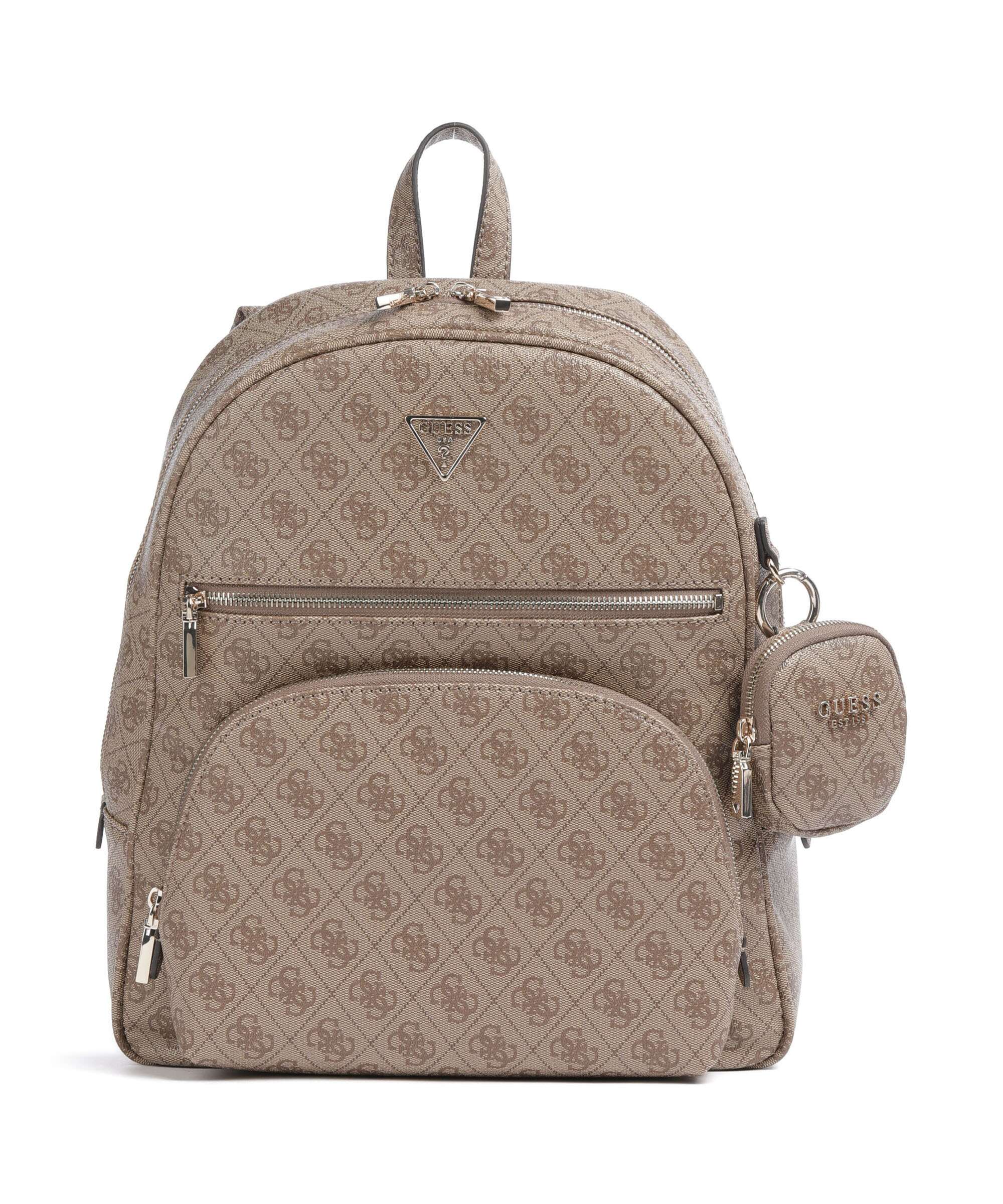 Guess Power Play Plecak latte logo