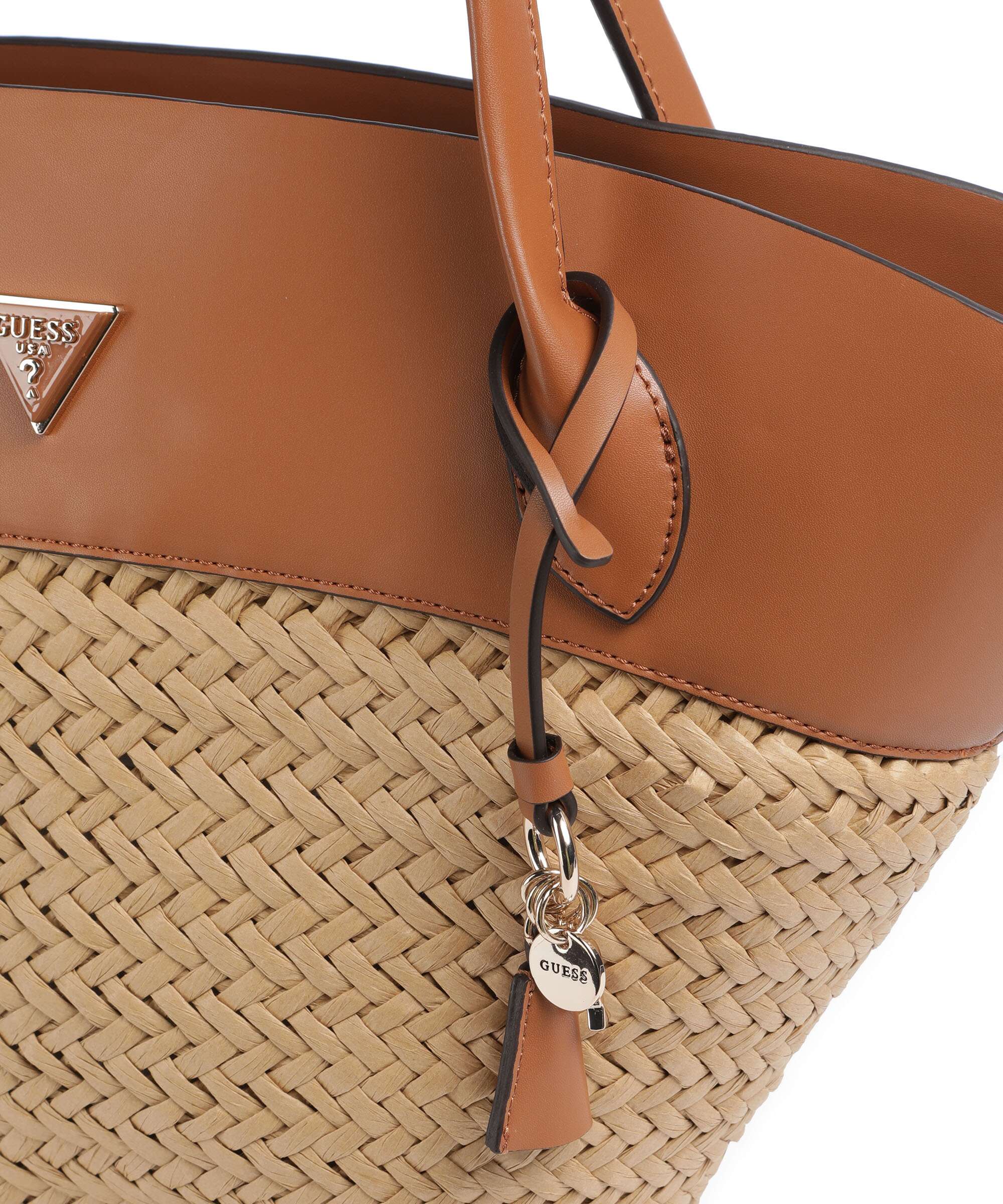 Guess Venere Torba na zakupy natural/caramel - Image 4