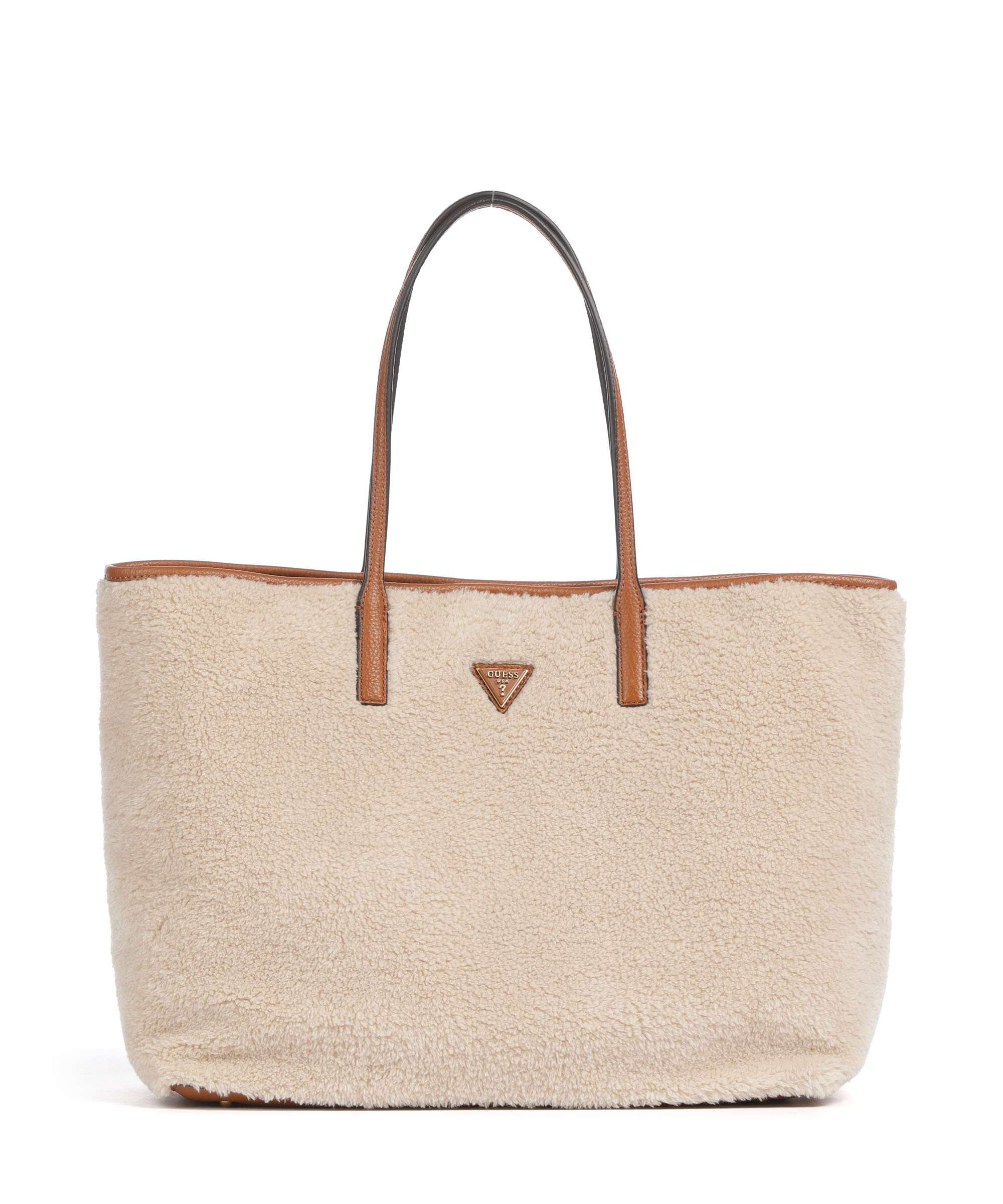 Guess Victtoria Large Torba na zakupy natural/cognac