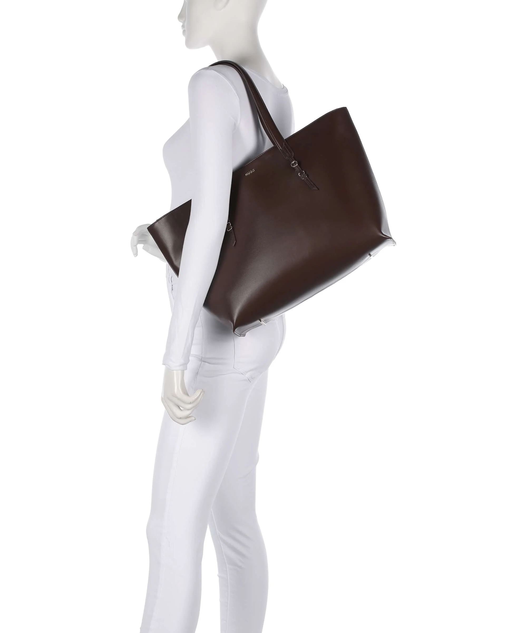 Hugo Syndra Torba na zakupy medium brown - Image 3