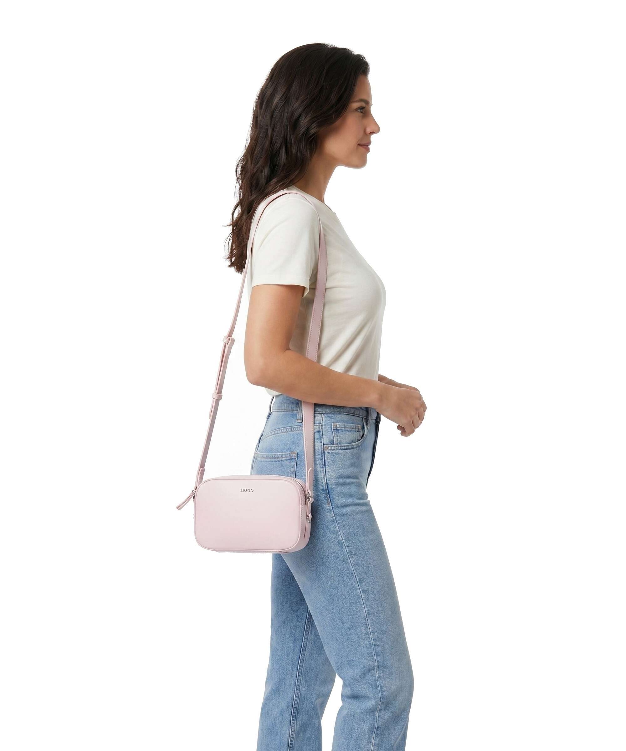 Hugo Syndra Torba przez ramię light pastel pink - Image 3