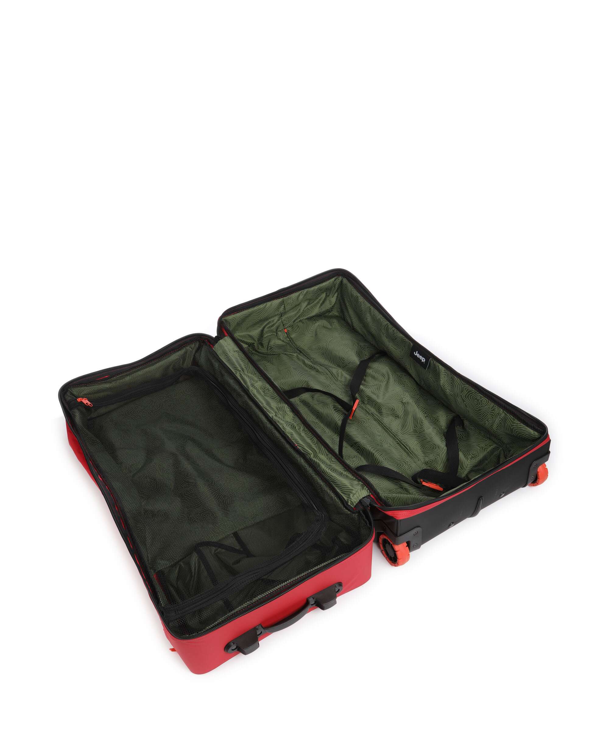 Jeep JS005A 82 Torba podróżna na kółkach chili pepper red - Image 6