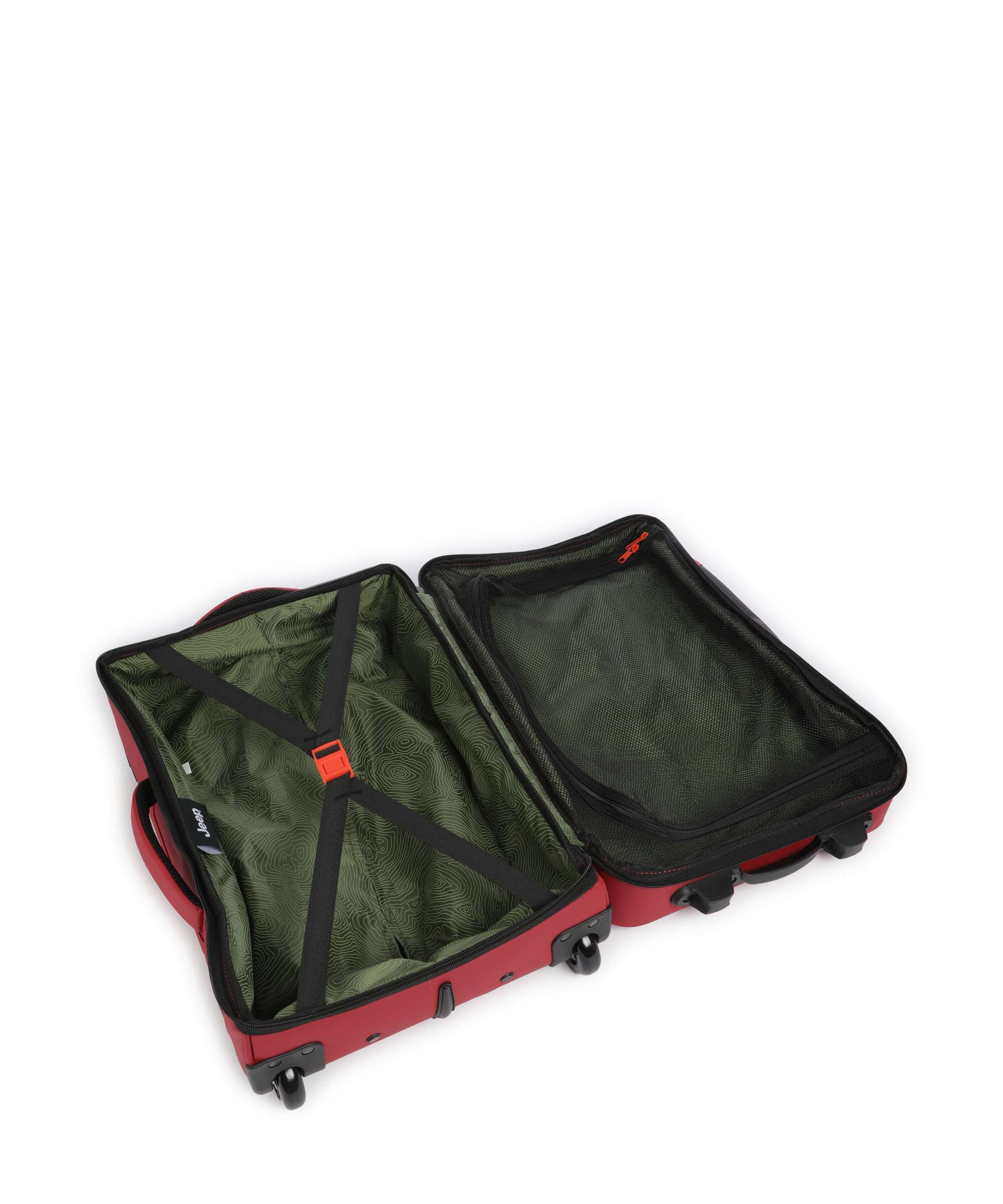 Jeep JS006B 55 Torba podróżna na kółkach chili pepper red - Image 5