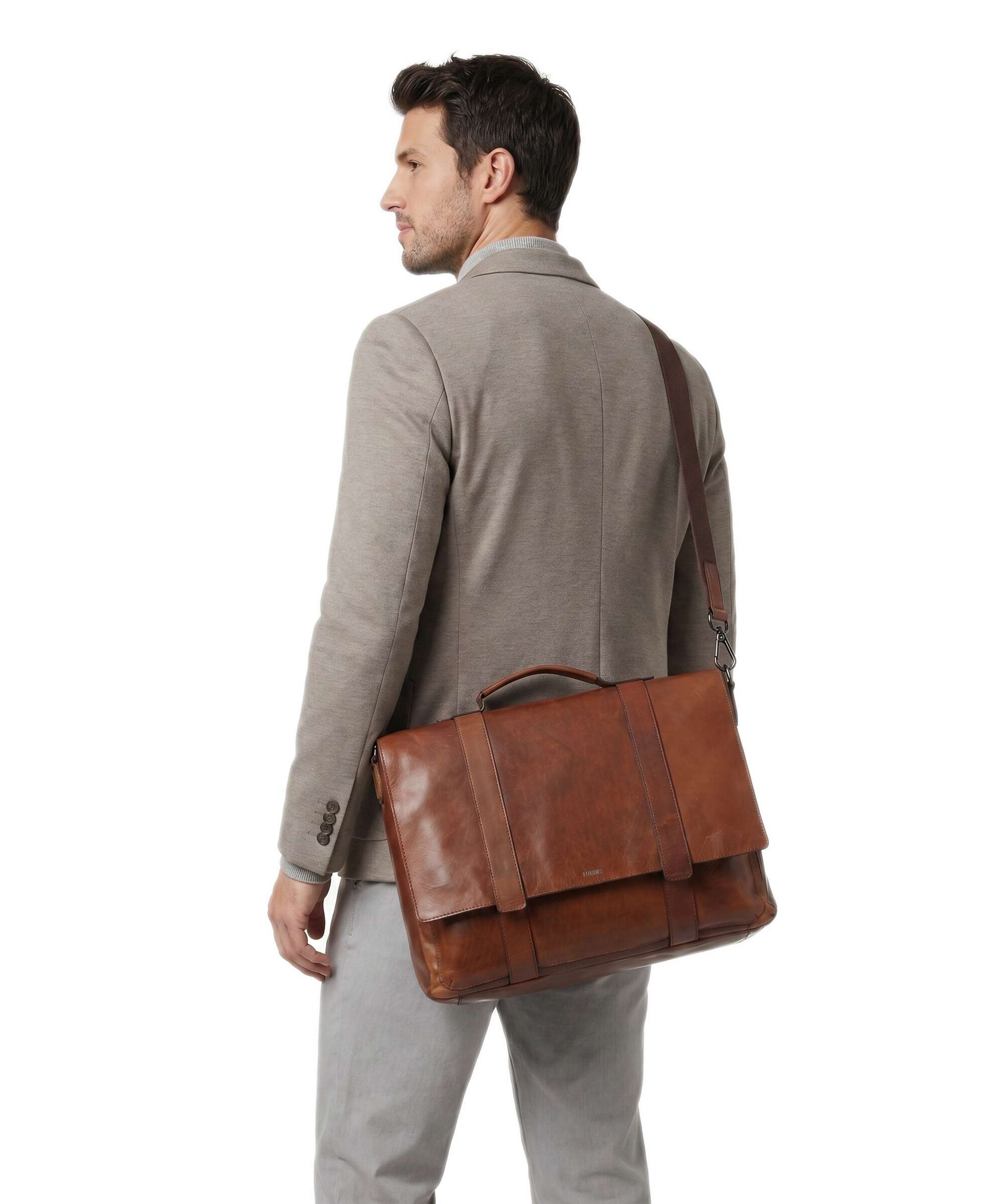 JOOP! Cerratano Kreon Aktówka cognac - Image 3