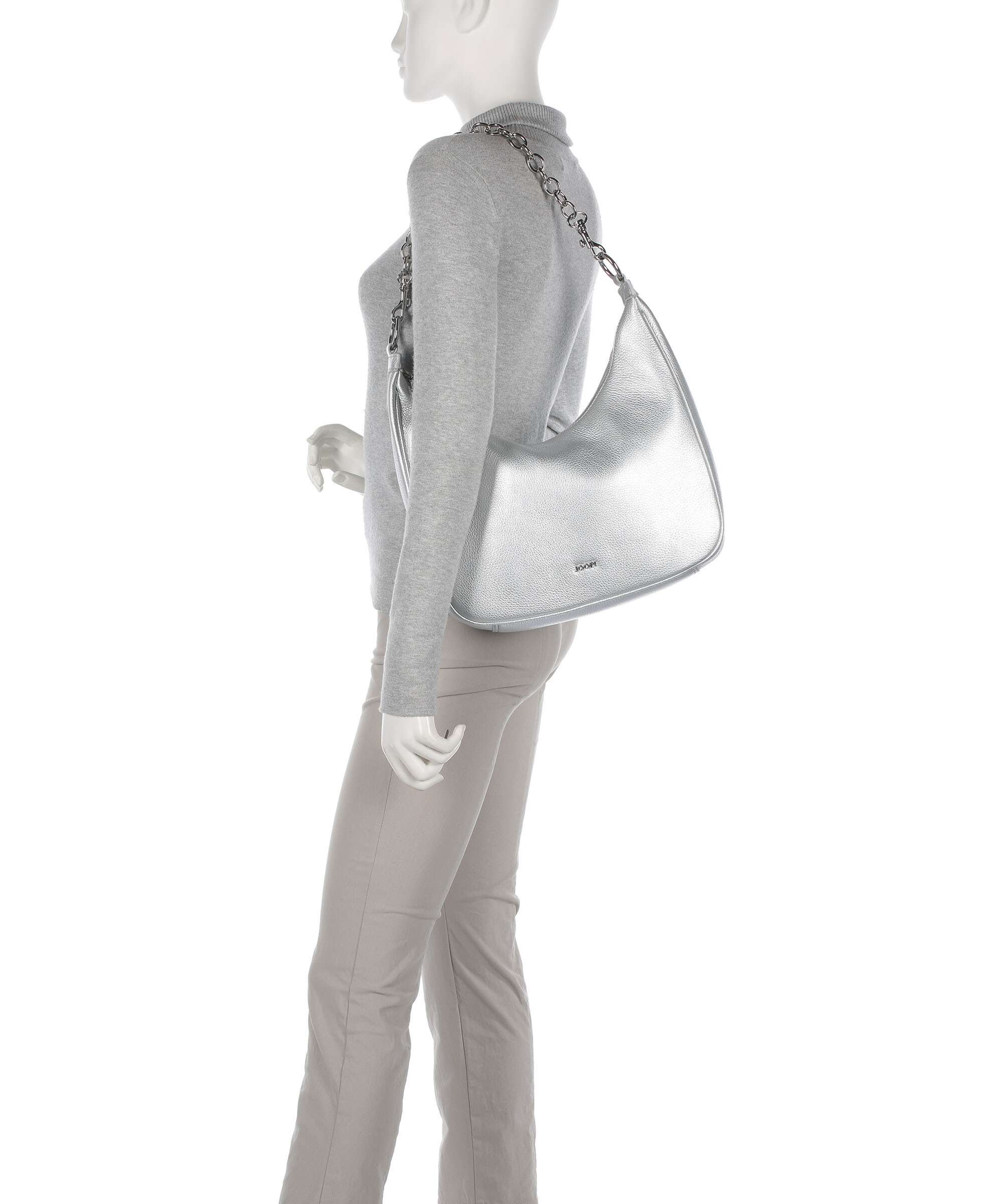 JOOP! Dolce Metallo Torebka worek silver - Image 3