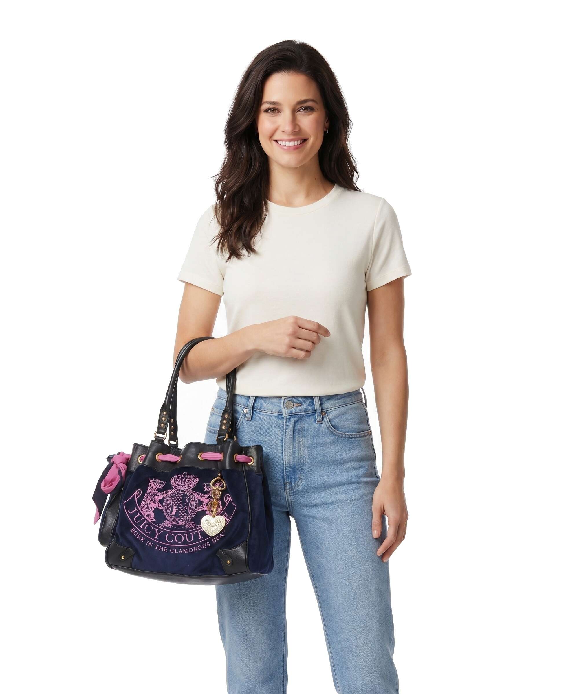 Juicy Couture Daydreamer Classic Crest L Torba na zakupy blue depths - Image 3