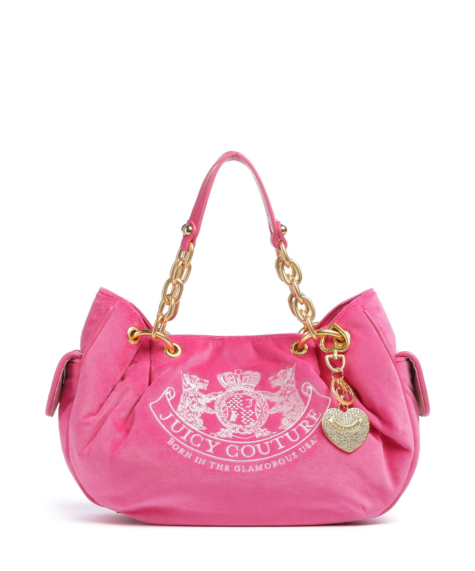 Juicy Couture Daydreamer Classic Crest M Torebka worek pink yarrow