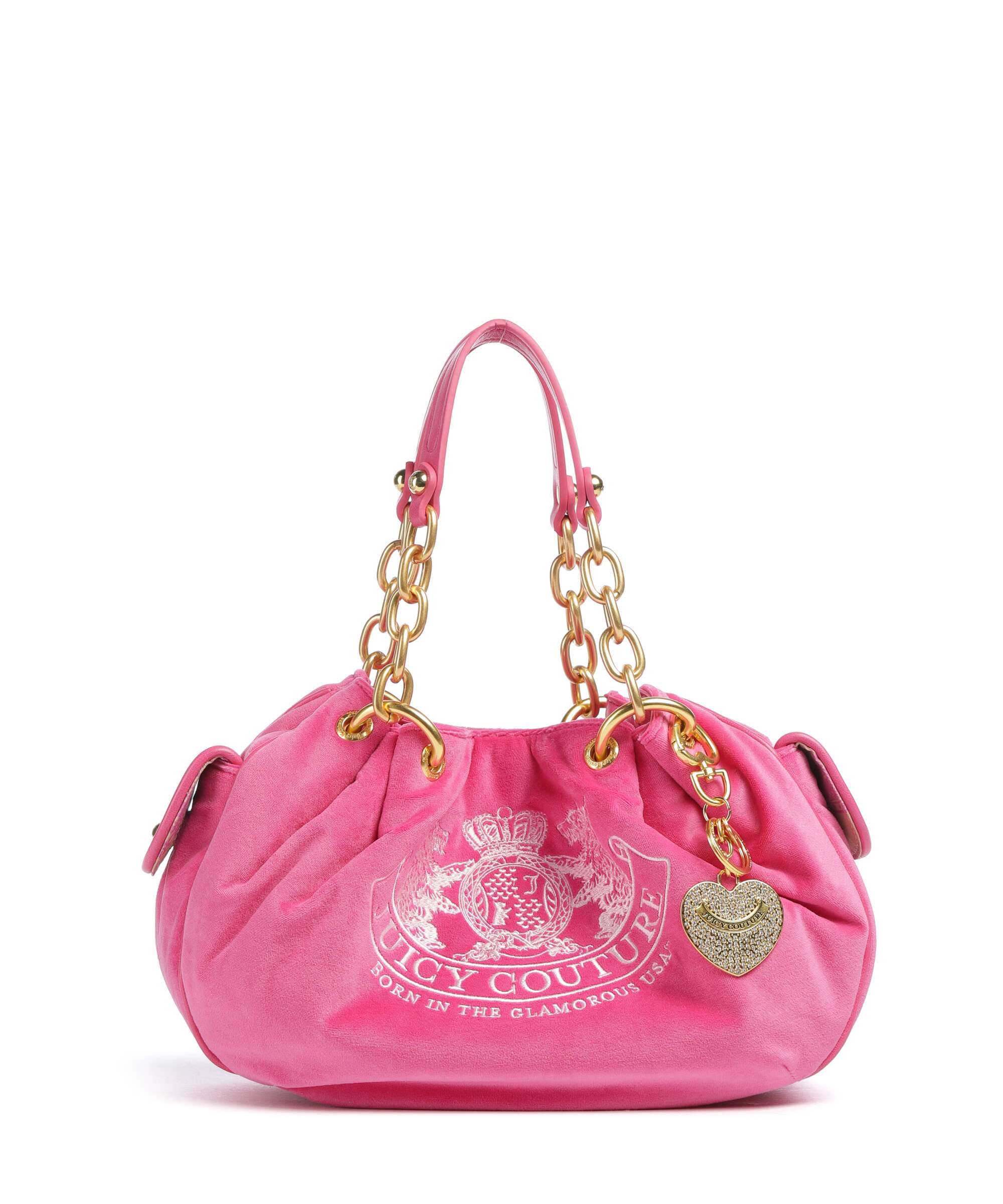 Juicy Couture Daydreamer Classic Crest M Torebka worek pink yarrow - Image 2