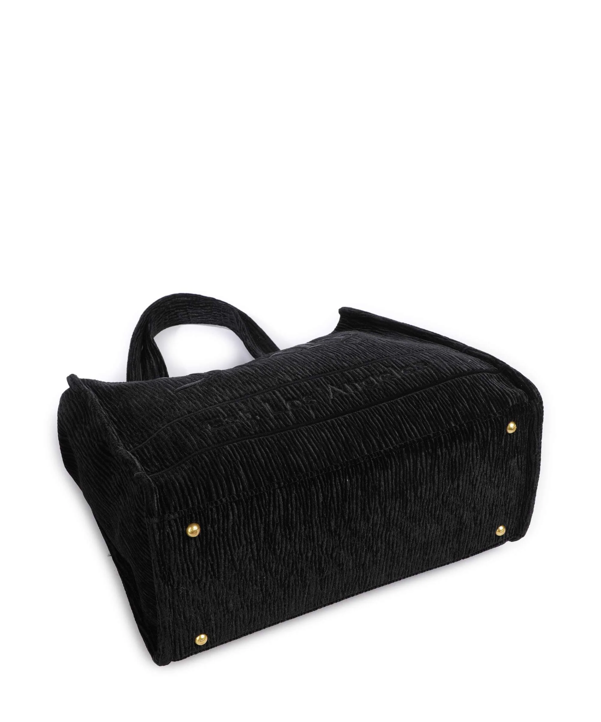 Juicy Couture Iris Crinkled Velvet L Torba na zakupy black - Image 5
