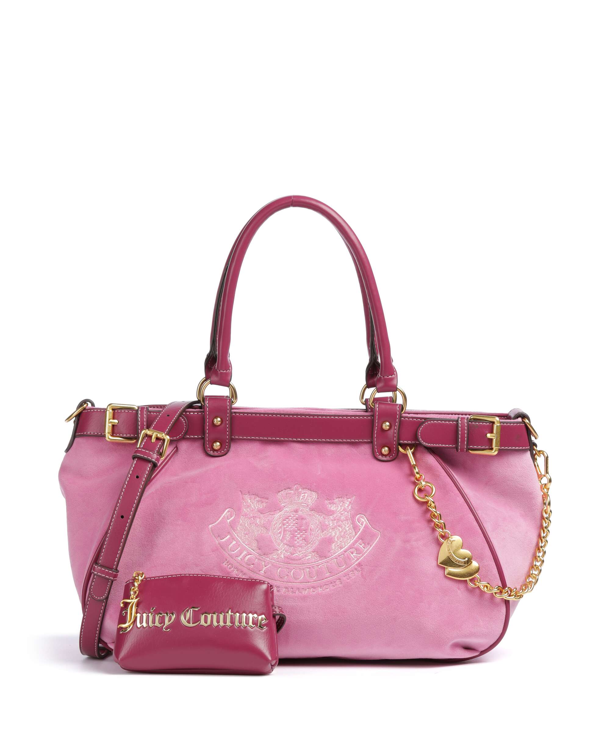 Juicy Couture Twig Narrative Velvet L Torba na zakupy super pink - Image 4