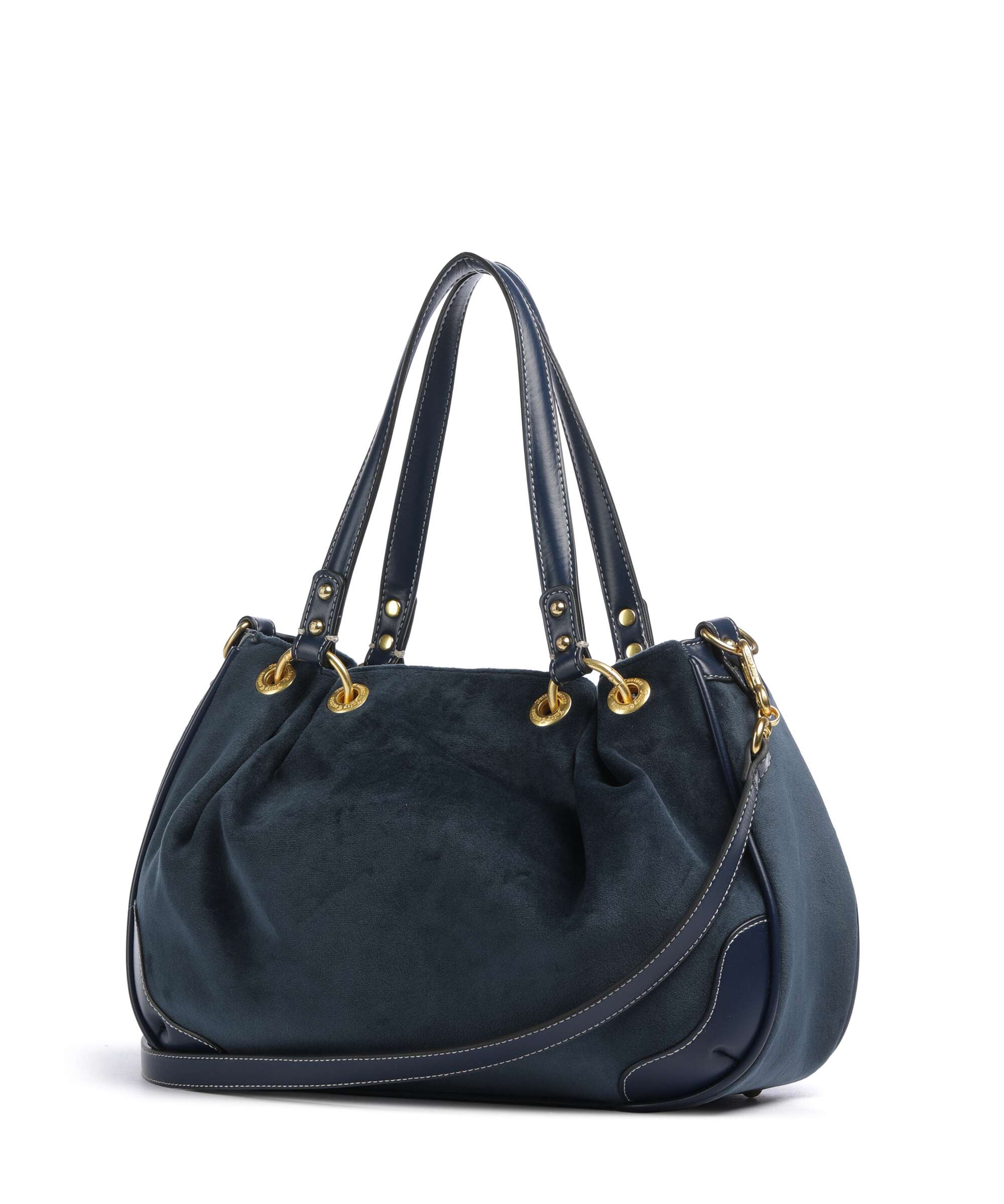 Juicy Couture Twig Narrative Velvet M Torebka worek blue depths - Image 2