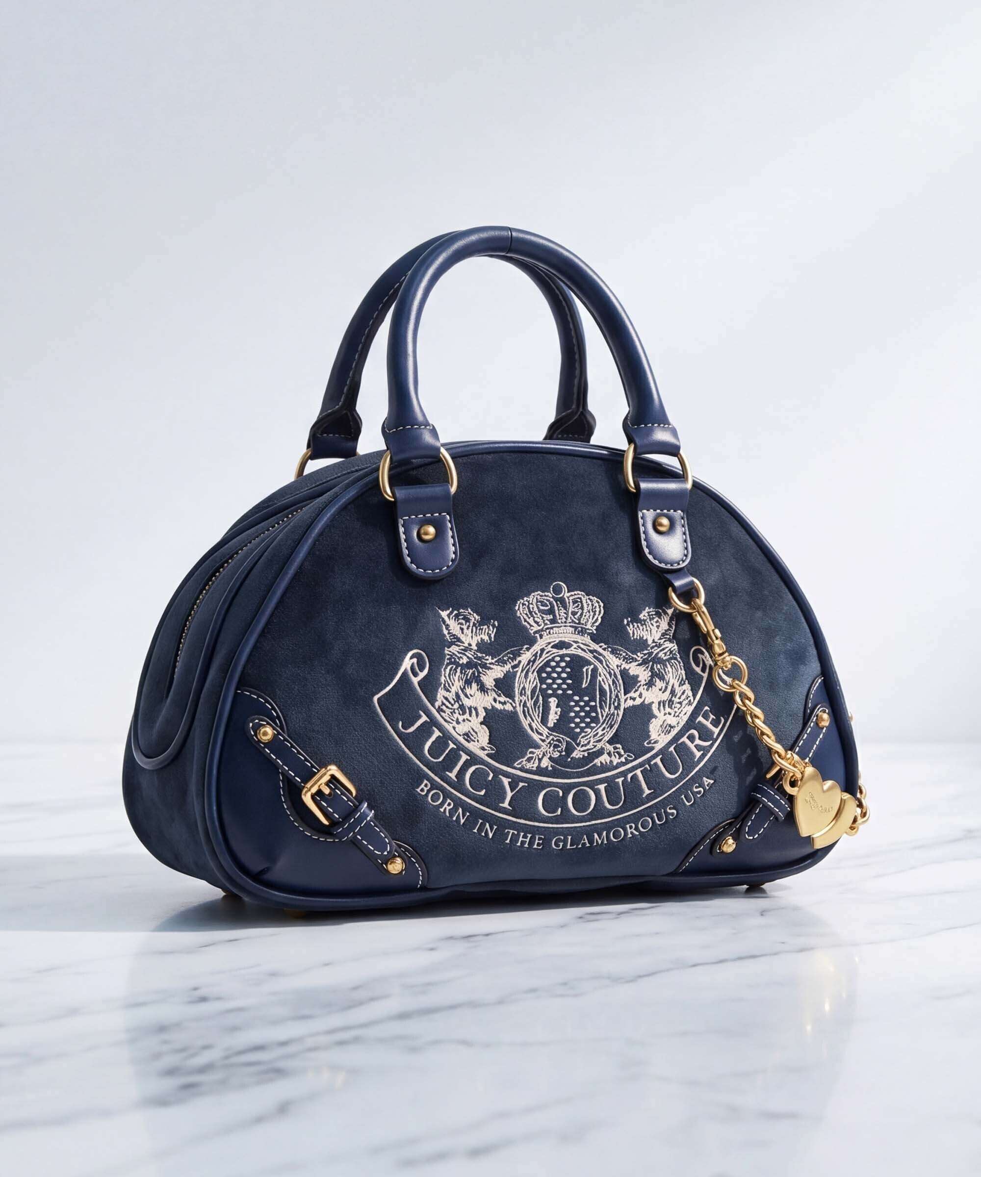 Juicy Couture Twig Narrative Velvet Torebka blue depths - Image 2