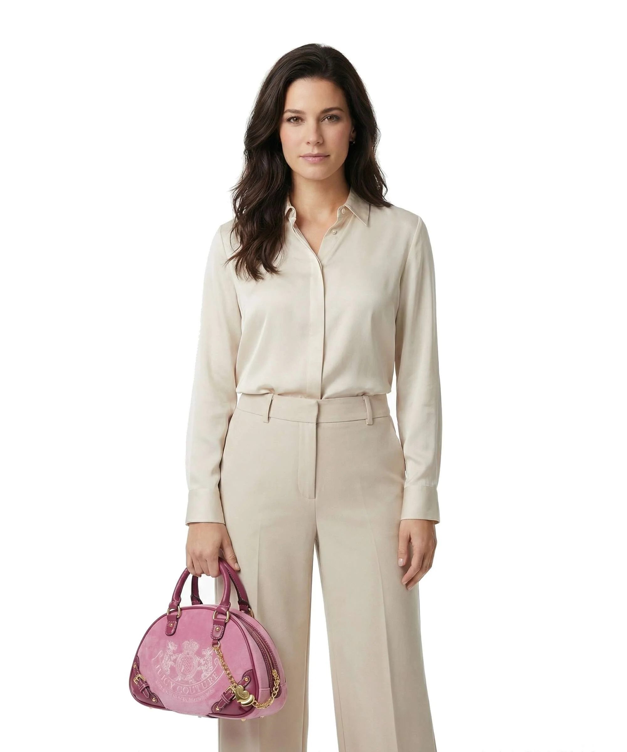 Juicy Couture Twig Narrative Velvet Torebka super pink - Image 3