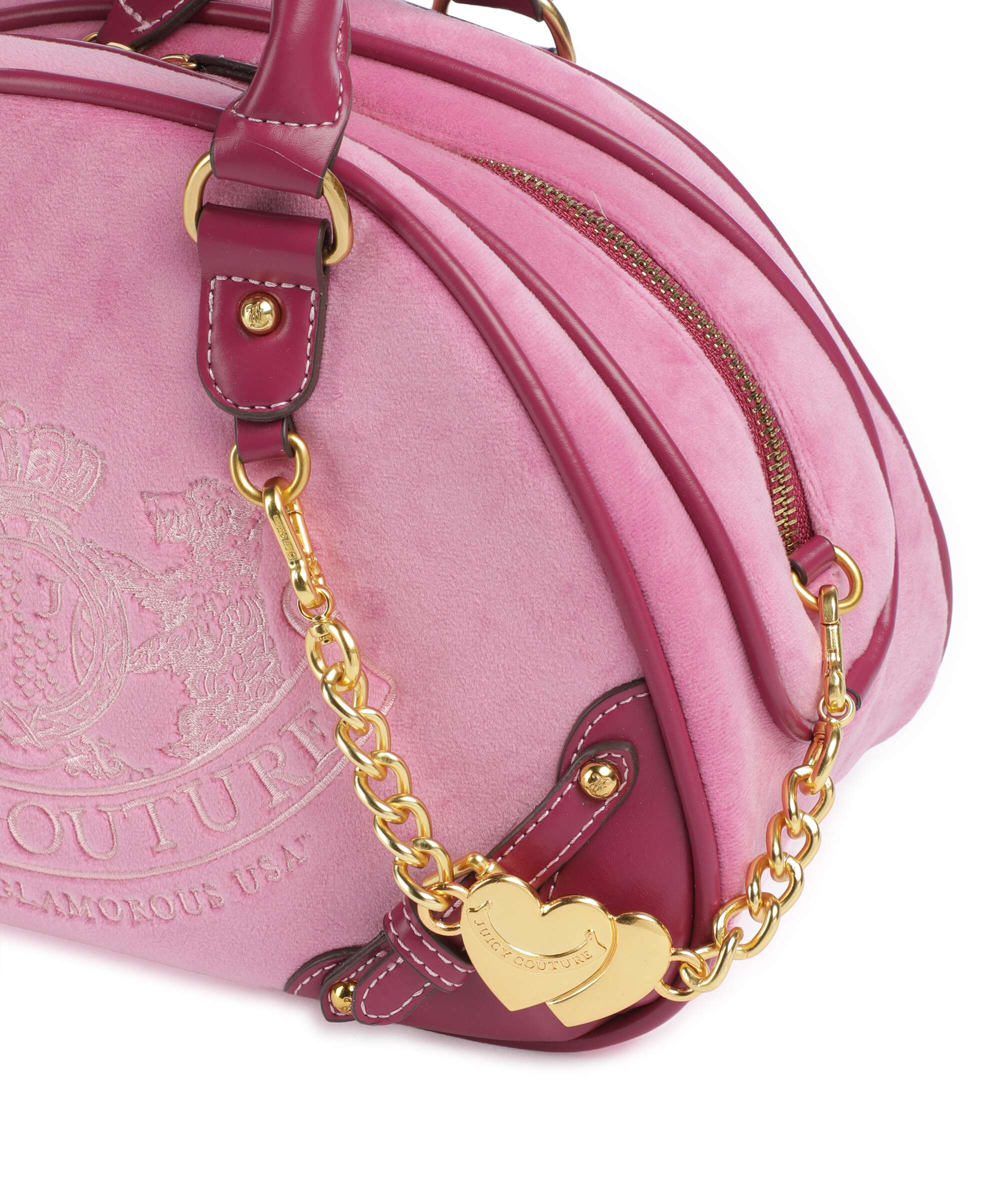 Juicy Couture Twig Narrative Velvet Torebka super pink - Image 6