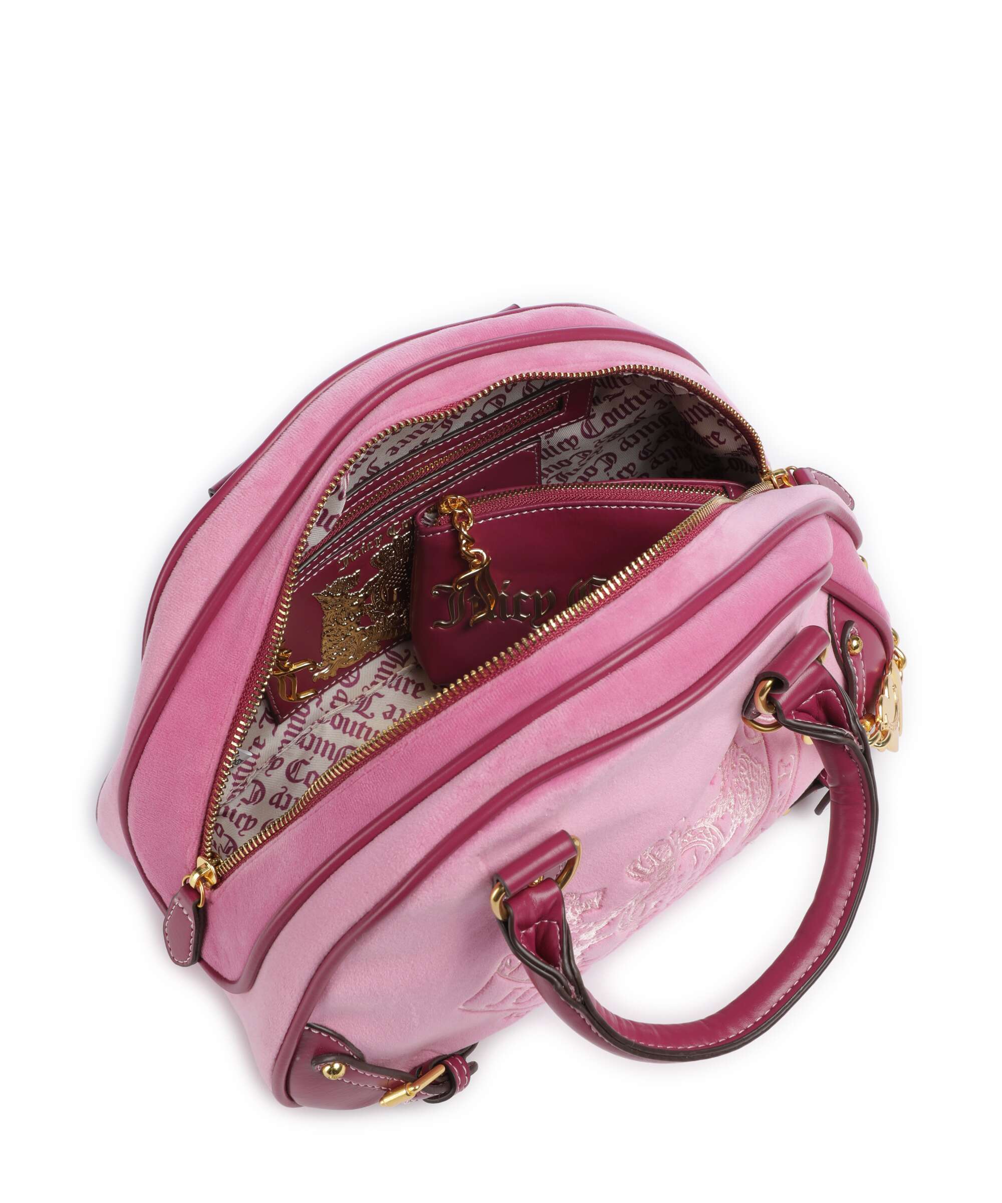 Juicy Couture Twig Narrative Velvet Torebka super pink - Image 7