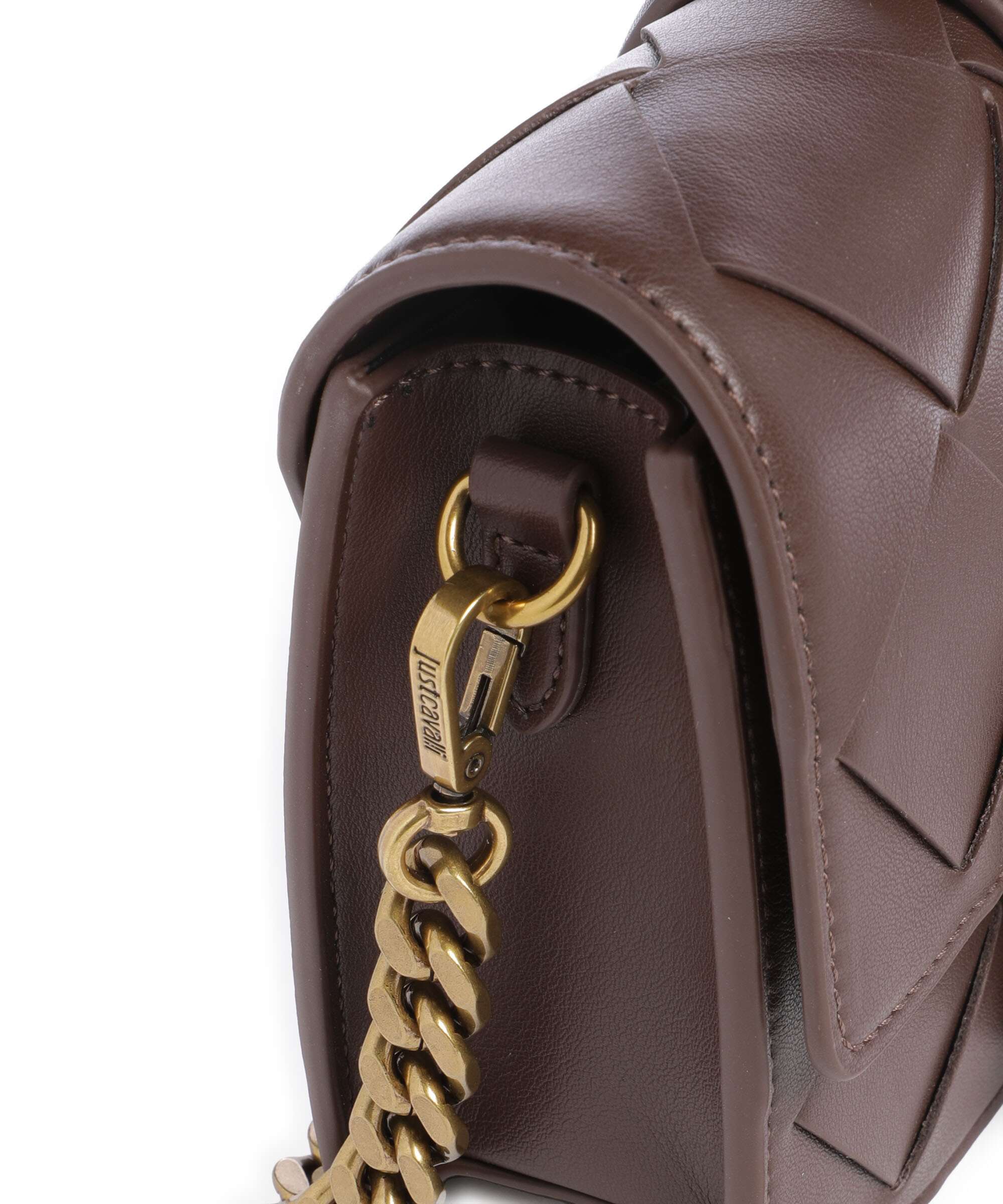 Just Cavalli Iconic Snakes Braided Torba przez ramię black coffee - Image 4