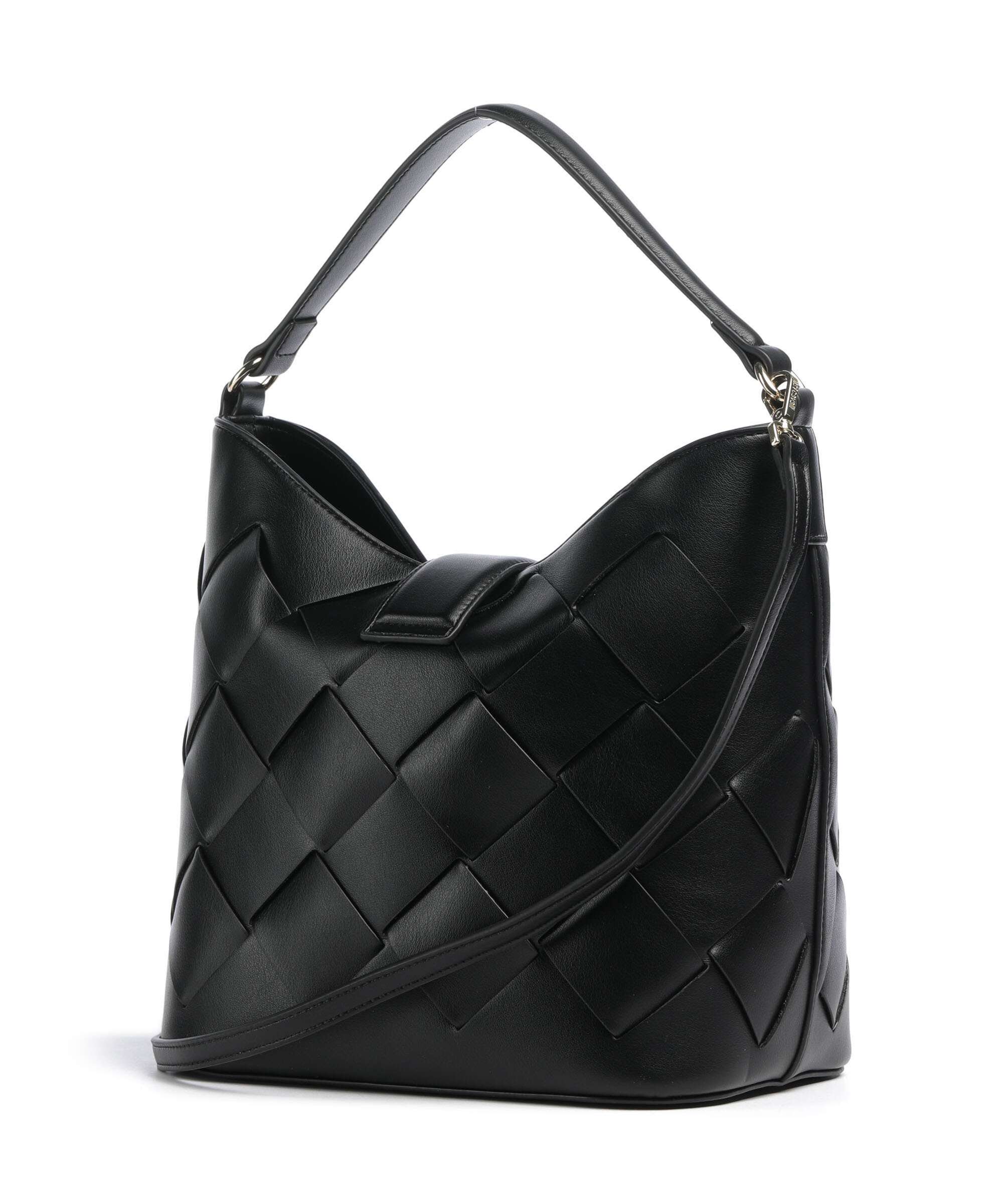 Just Cavalli Iconic Snakes Braided Torebka worek black - Image 2