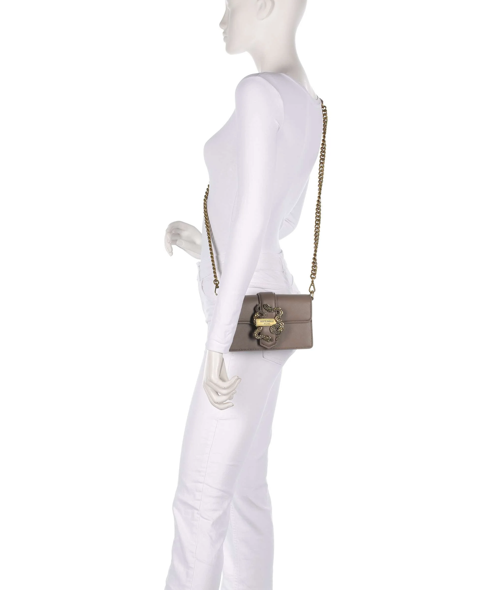 Just Cavalli Iconic Snakes Portfel taupe - Image 3