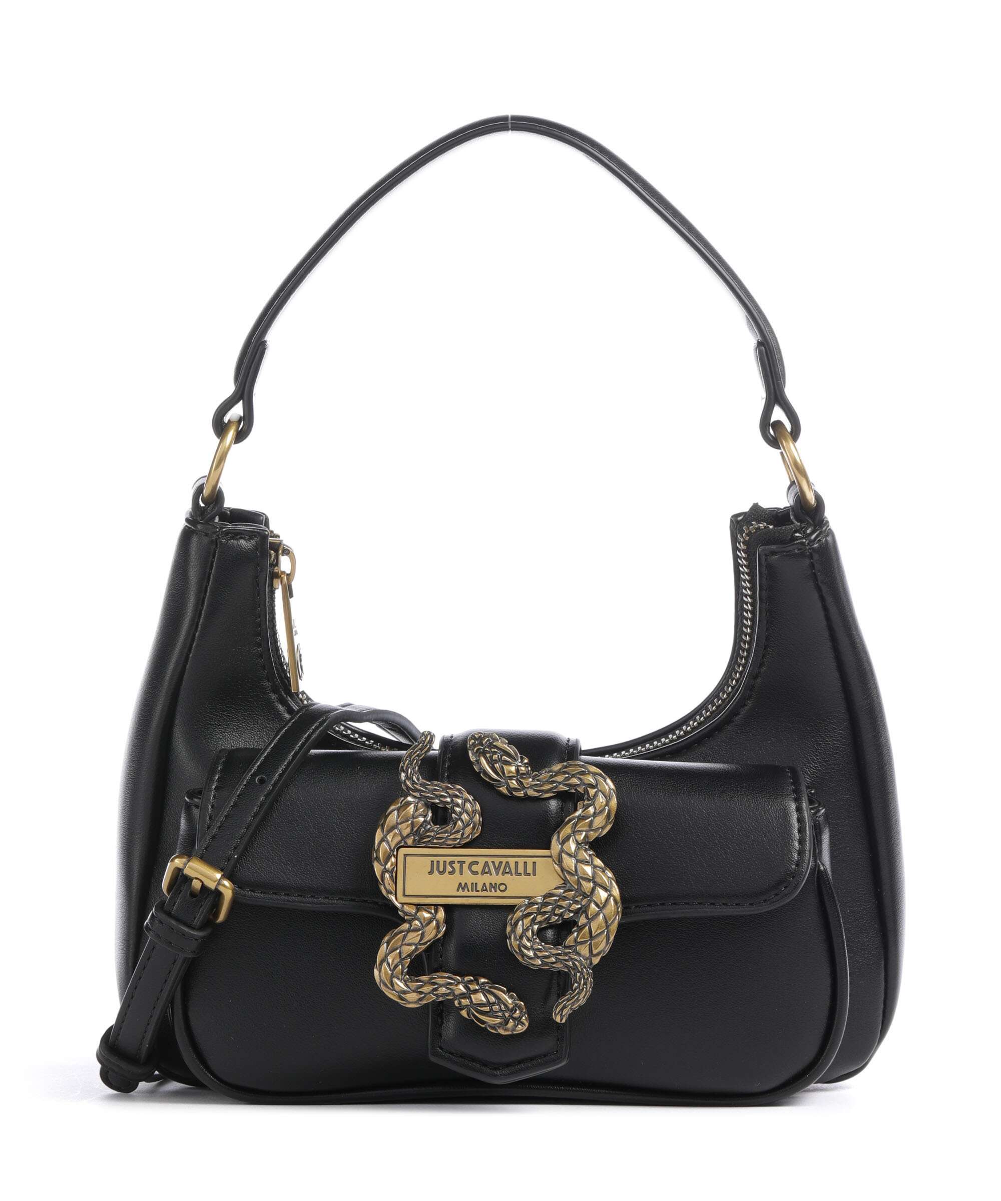 Just Cavalli Iconic Snakes Torba na ramię black