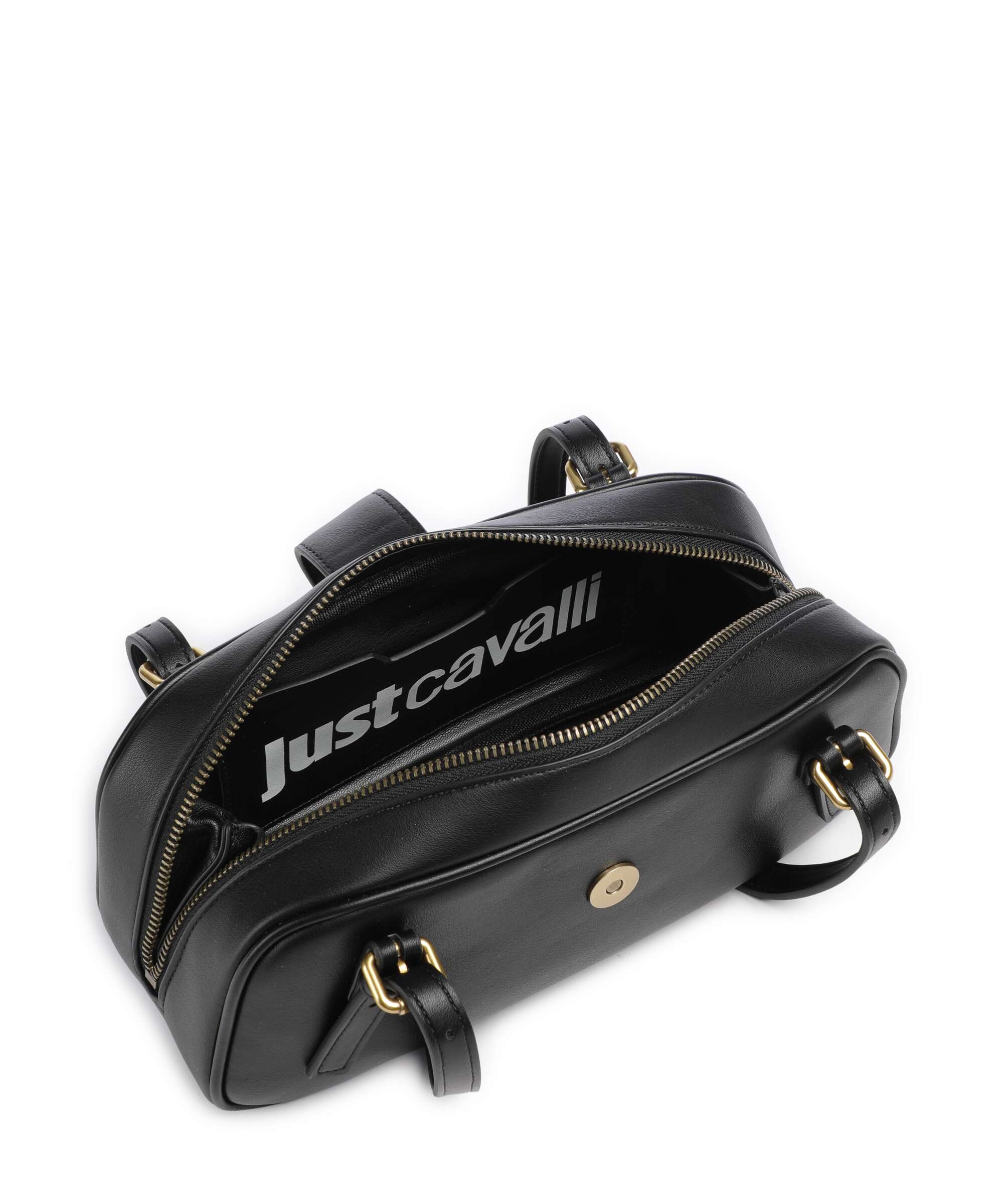 Just Cavalli Iconic Snakes Torba na ramię black - Image 5