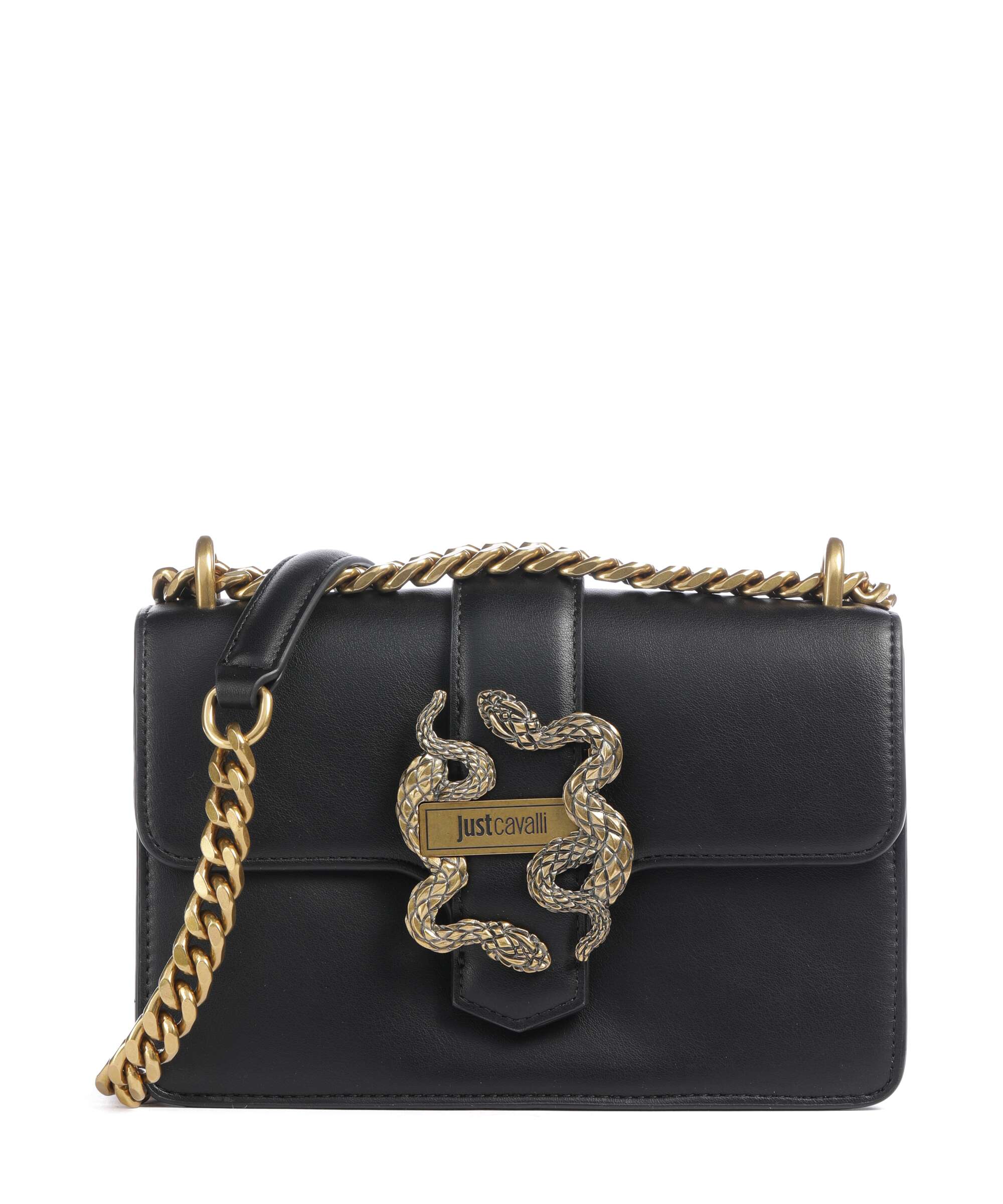 Just Cavalli Iconic Snakes Torba na ramię black