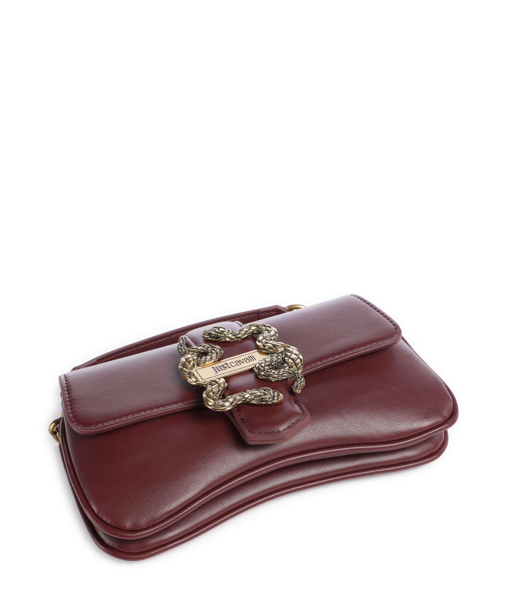 Just Cavalli Iconic Snakes Torba przez ramię cordovan - Image 4