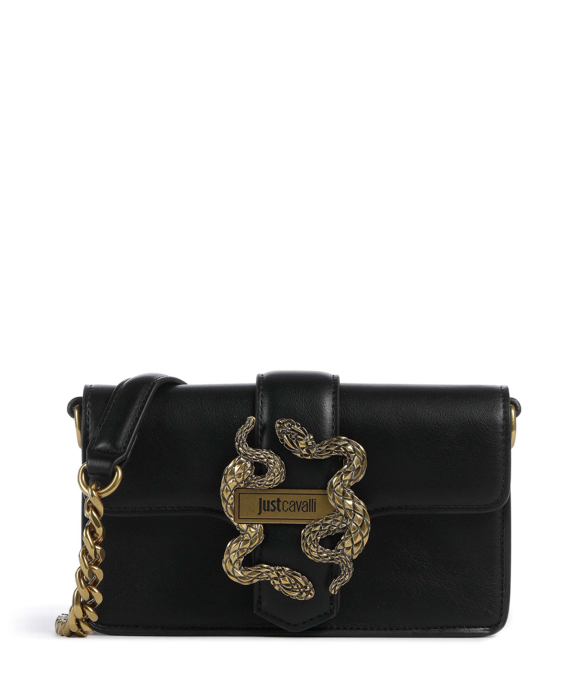 Just Cavalli Iconic Snakes Torba przez ramię black