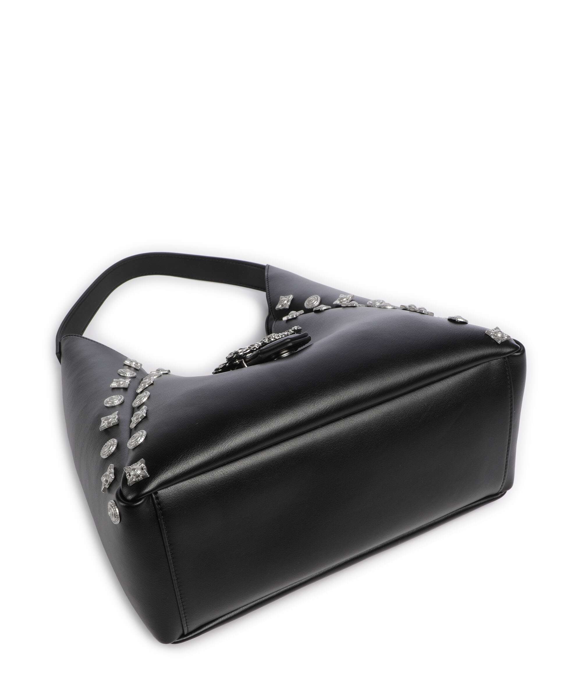 Just Cavalli Iconic Snakes Torebka worek black - Image 5