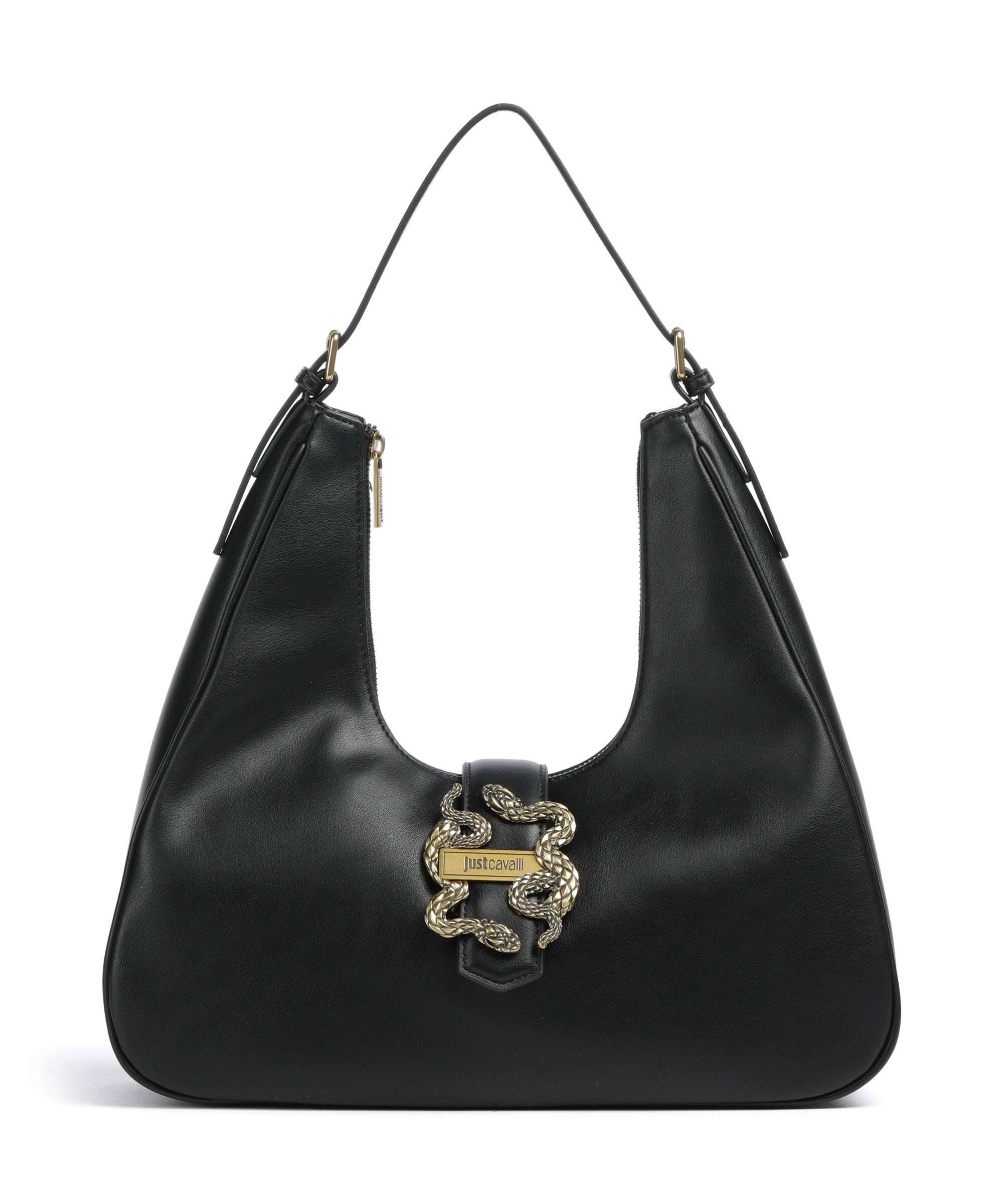 Just Cavalli Iconic Snakes Torebka worek black