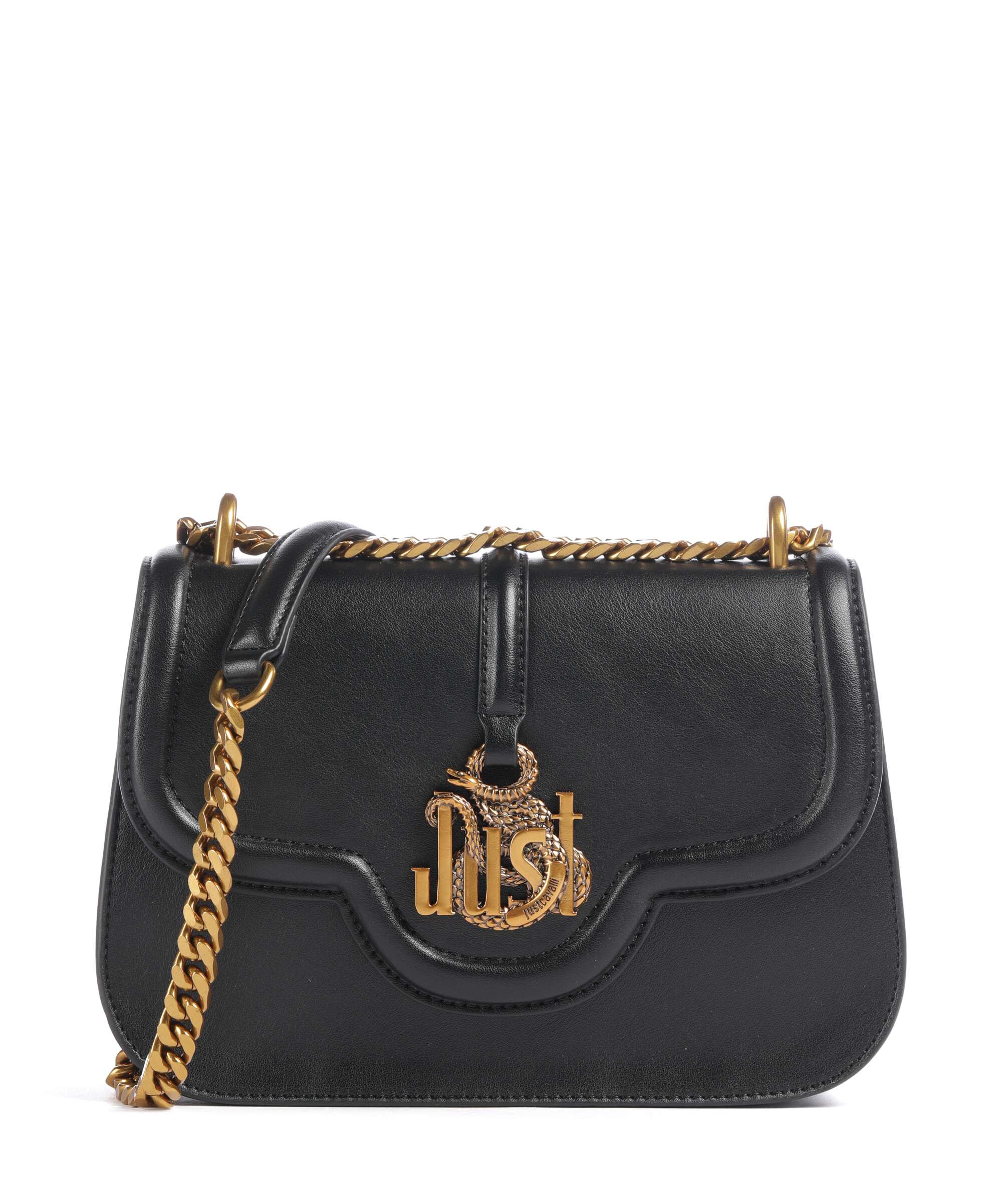 Just Cavalli Just Snake Torba na ramię black