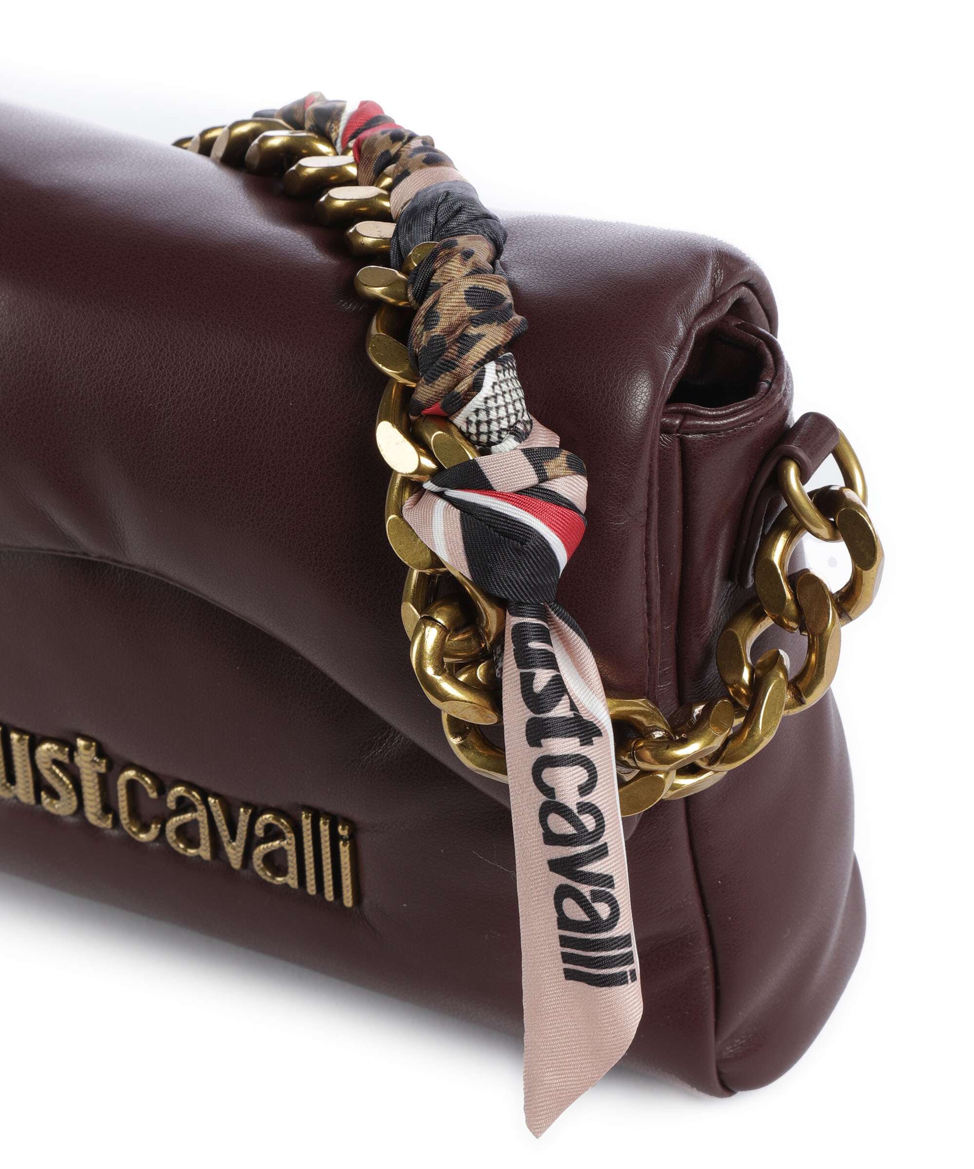 Just Cavalli Puffy Foulard Torba na ramię dark purple - Image 4
