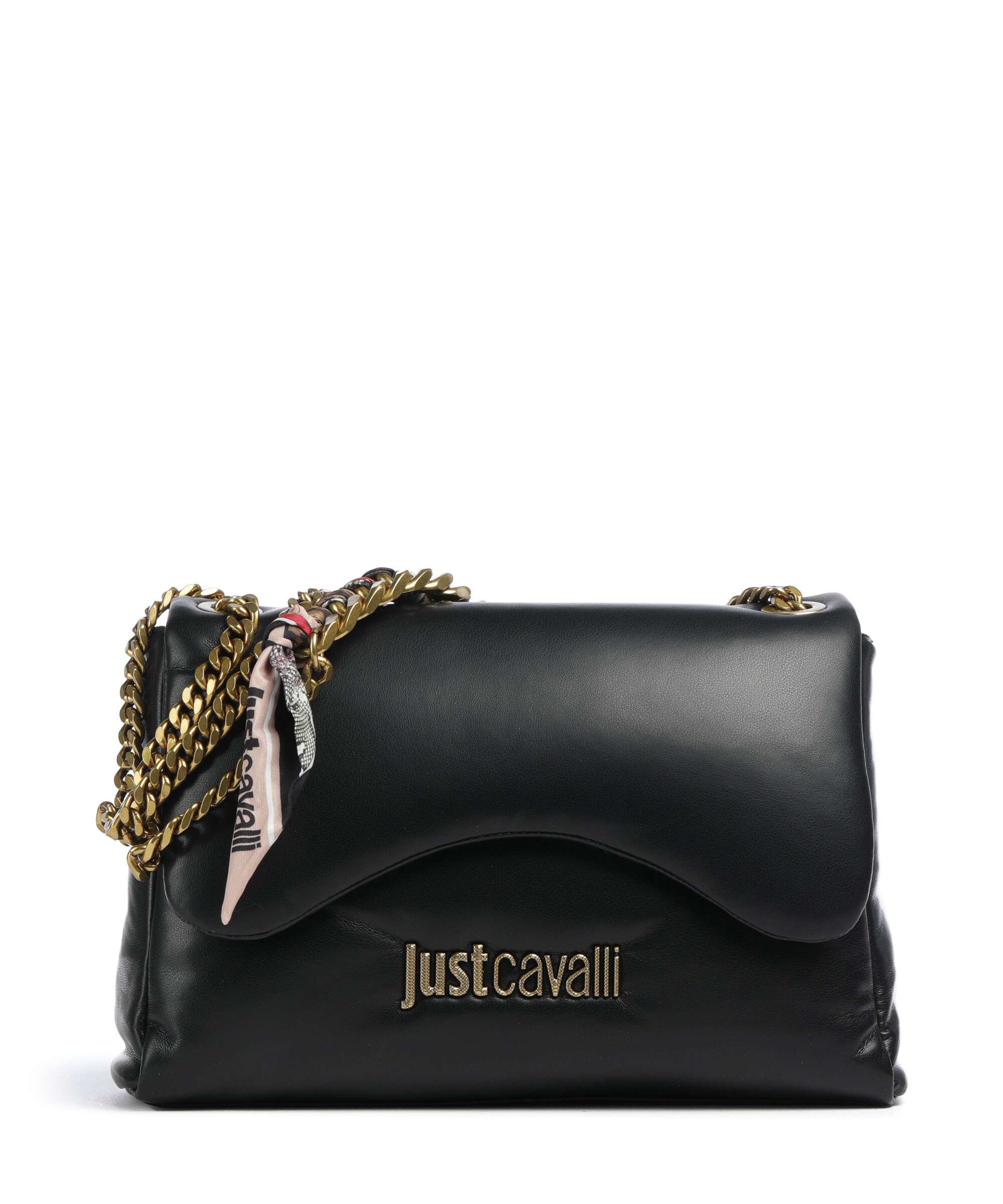 Just Cavalli Puffy Foulard Torba na ramię black