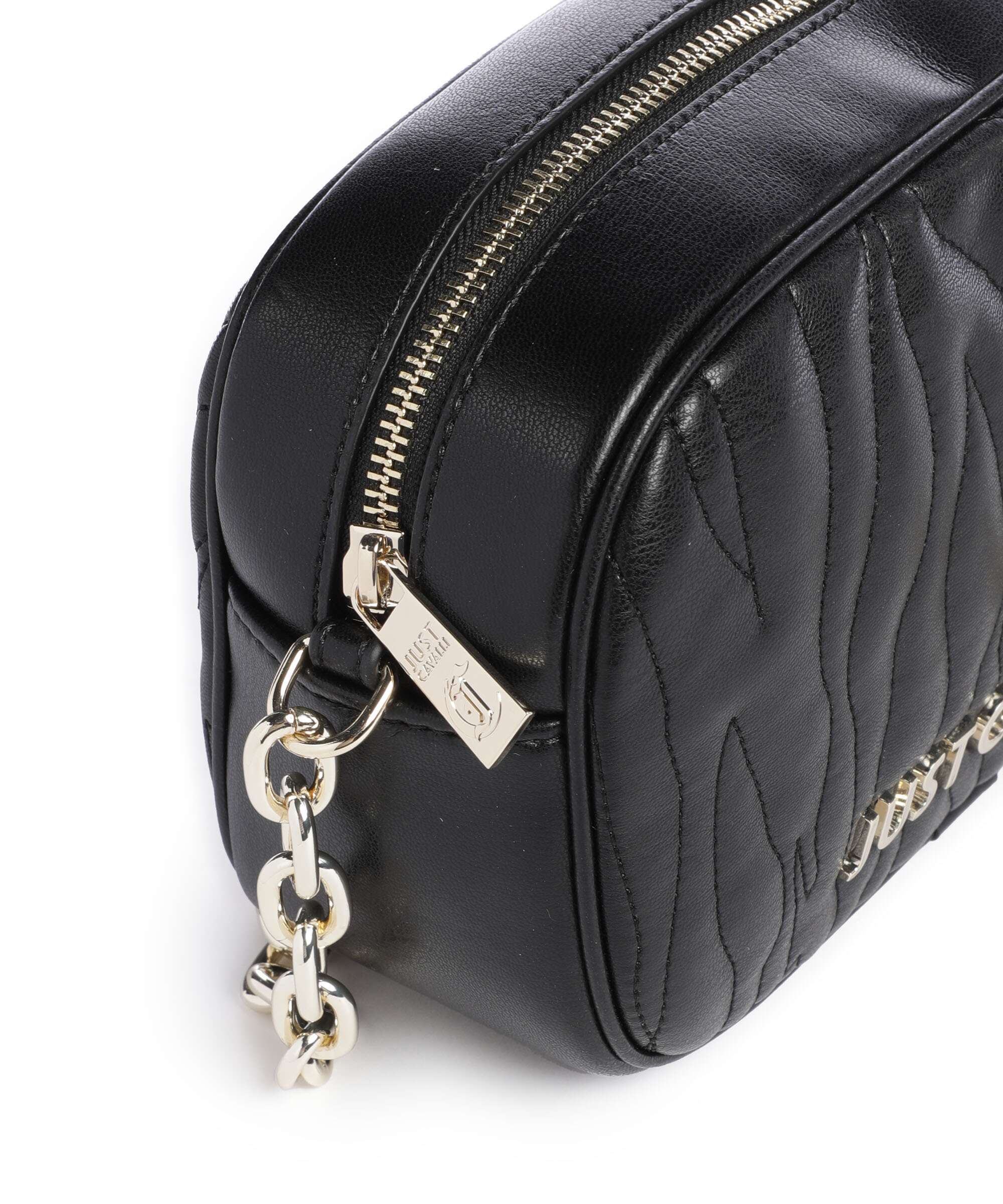 Just Cavalli Quilted Zebra Torba przez ramię black - Image 4